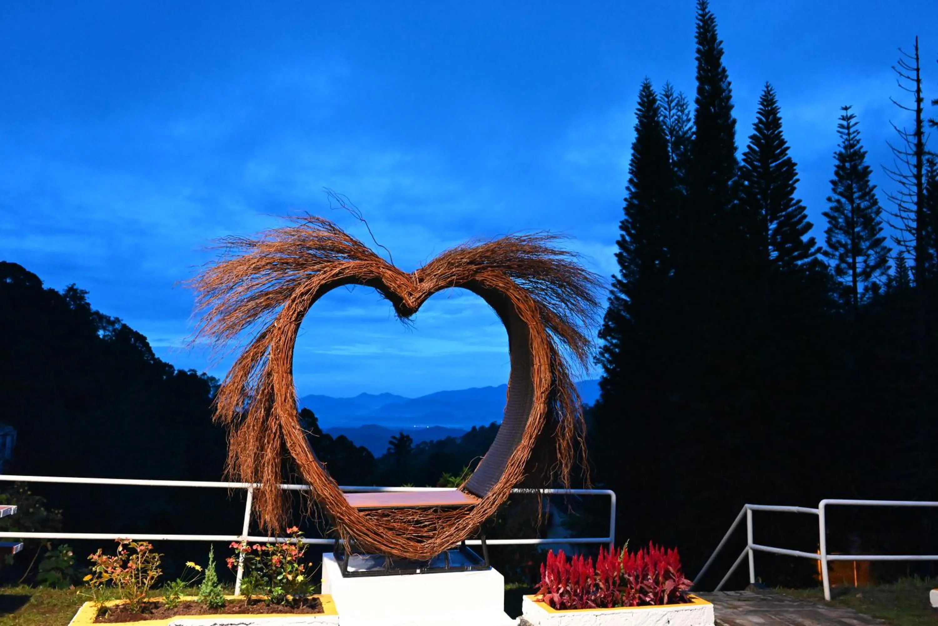Garden in The Pines at Fraser's Hill, Malaysia