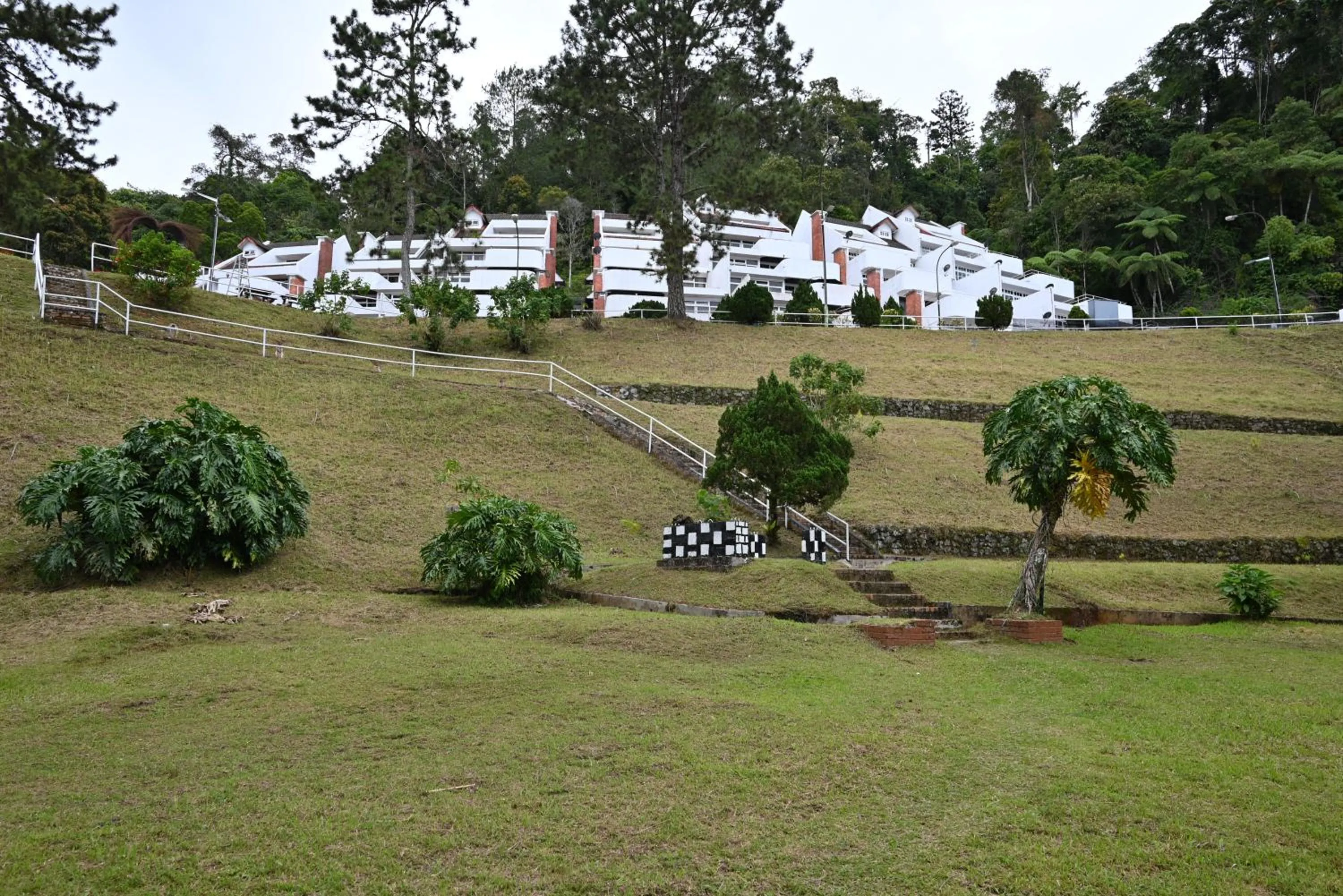 Children play ground in The Pines at Fraser's Hill, Malaysia