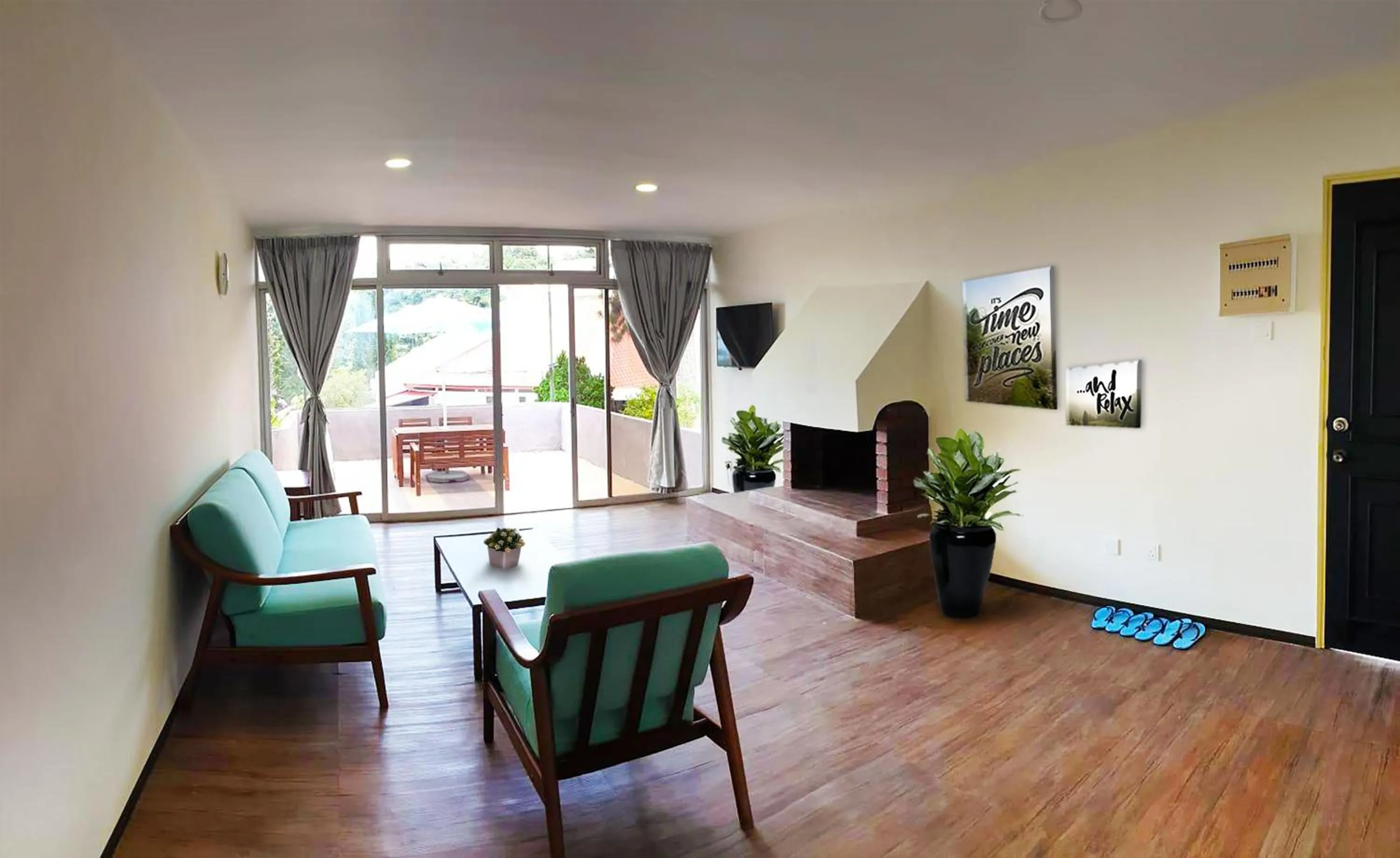 Living room in The Pines at Fraser's Hill, Malaysia