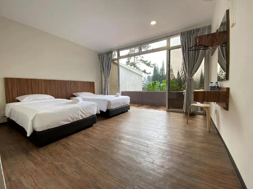 Bed in The Pines at Fraser's Hill, Malaysia