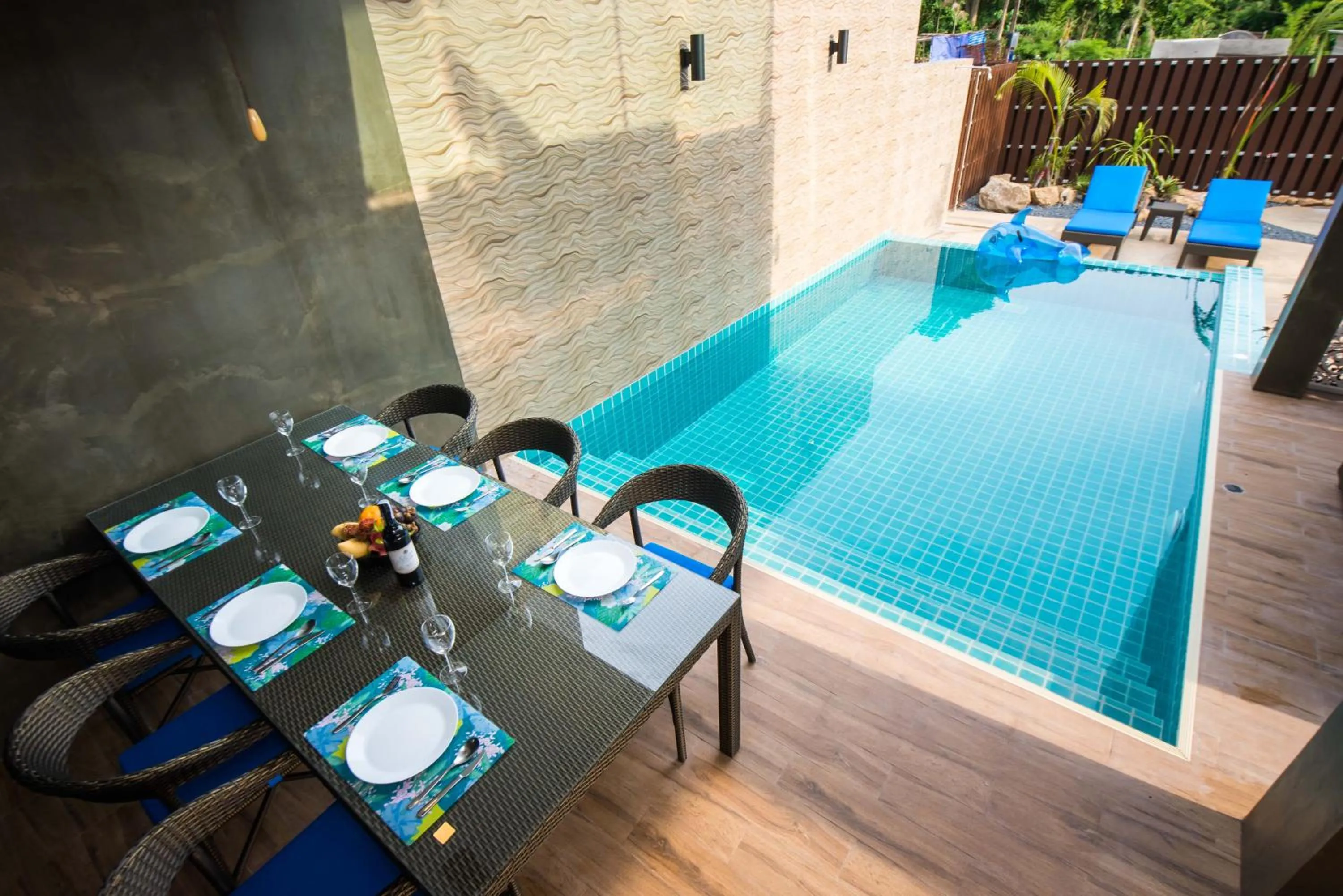 Patio in The Pearl Luxury Pool Villas