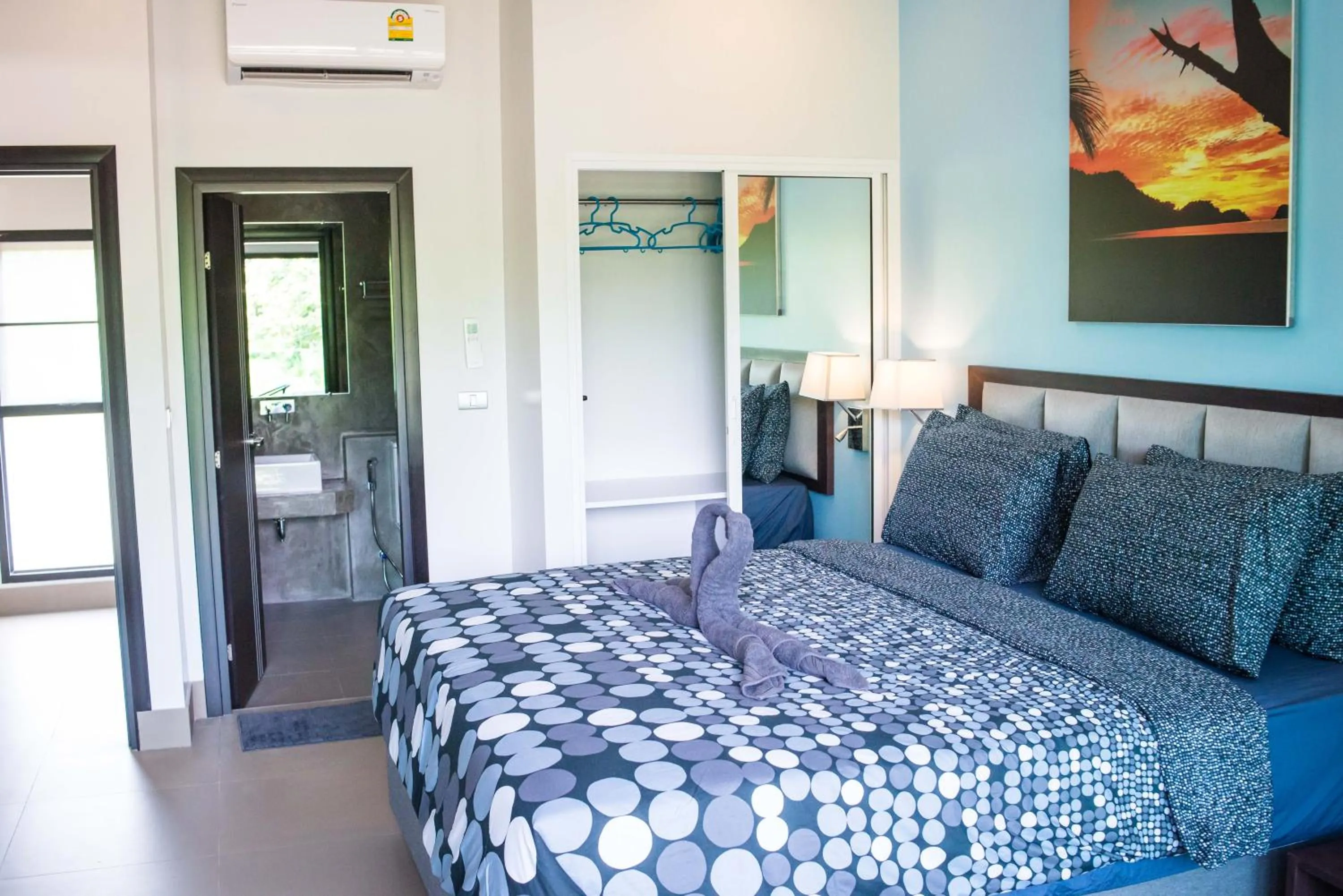 Bed in The Pearl Luxury Pool Villas