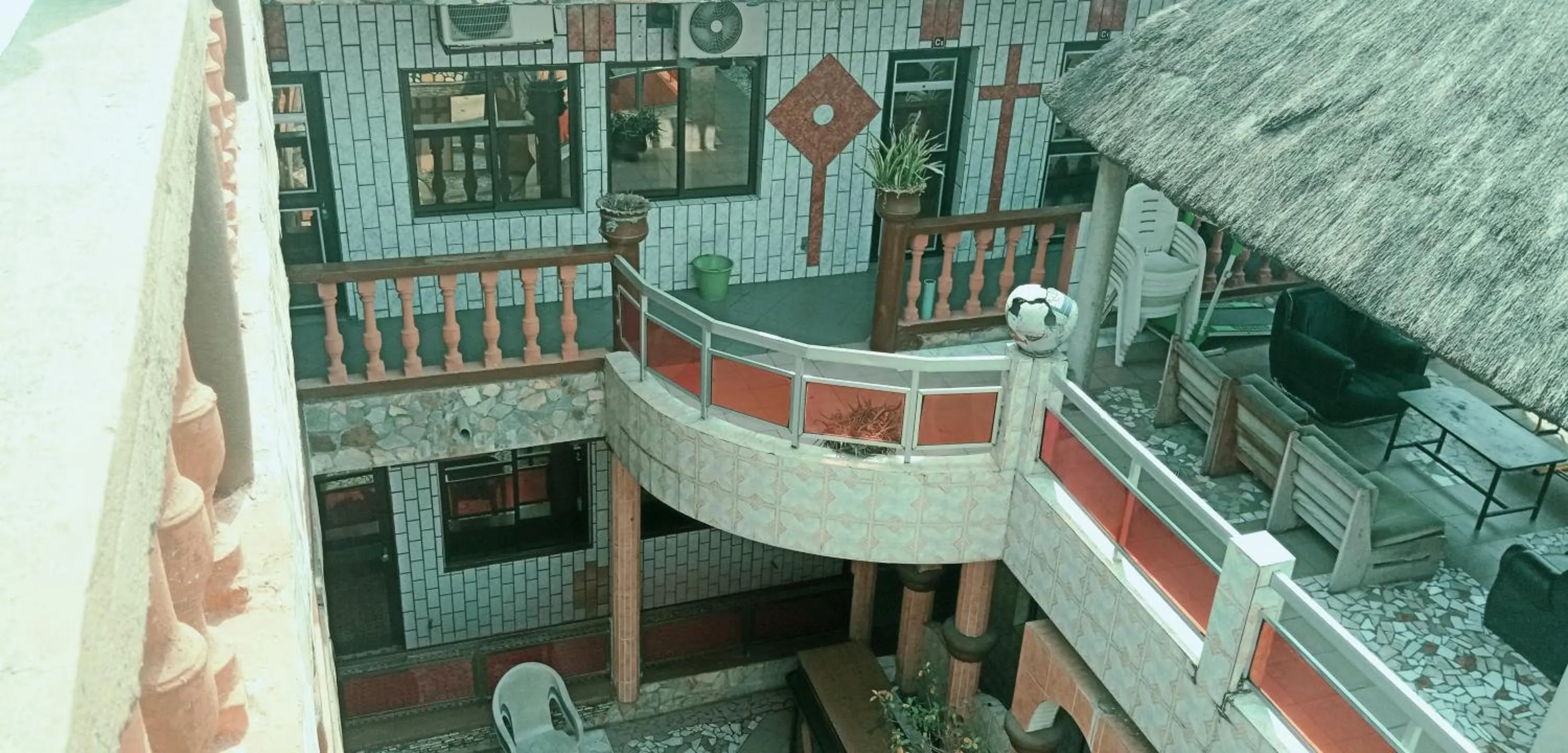Balcony/Terrace in Benin Hotel Terminus