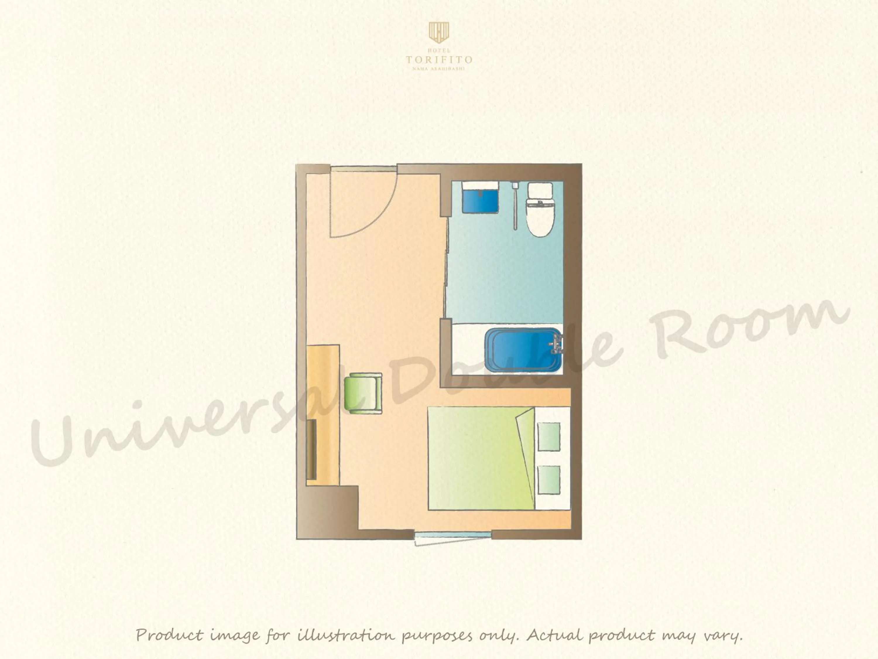 Floor plan in Hotel Torifito Naha Asahibashi