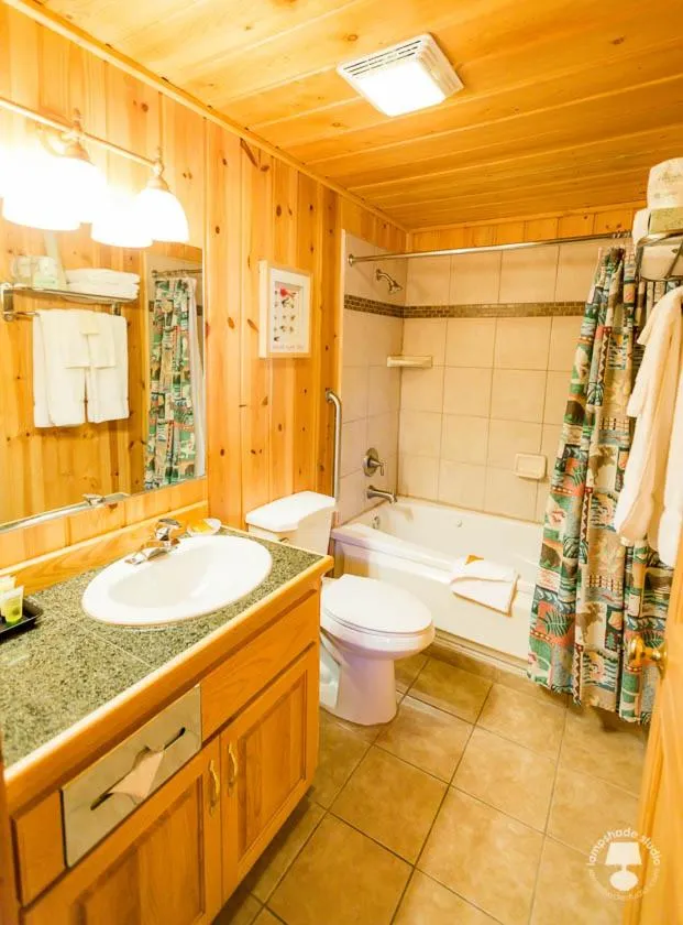 Bathroom in Cabin Creek Inn