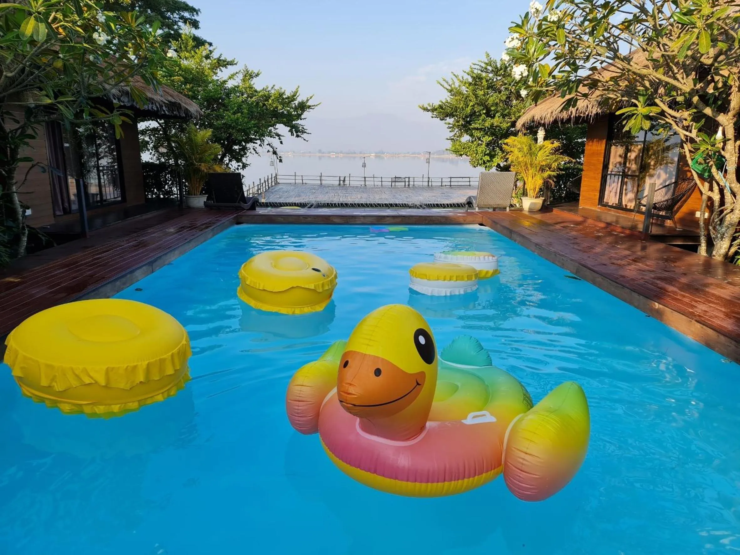 Pool view in Naga Tara Boutique Resort