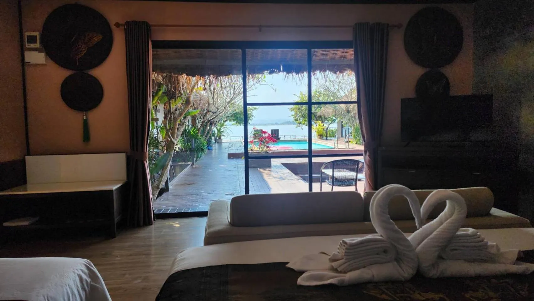 Bed in Naga Tara Boutique Resort