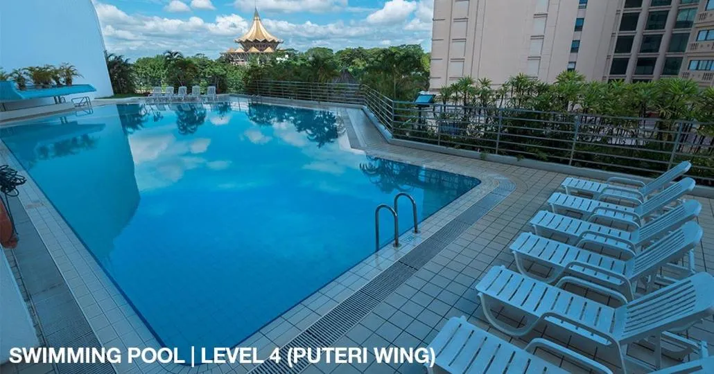 Swimming pool in Astana Wing - Riverside Majestic Hotel