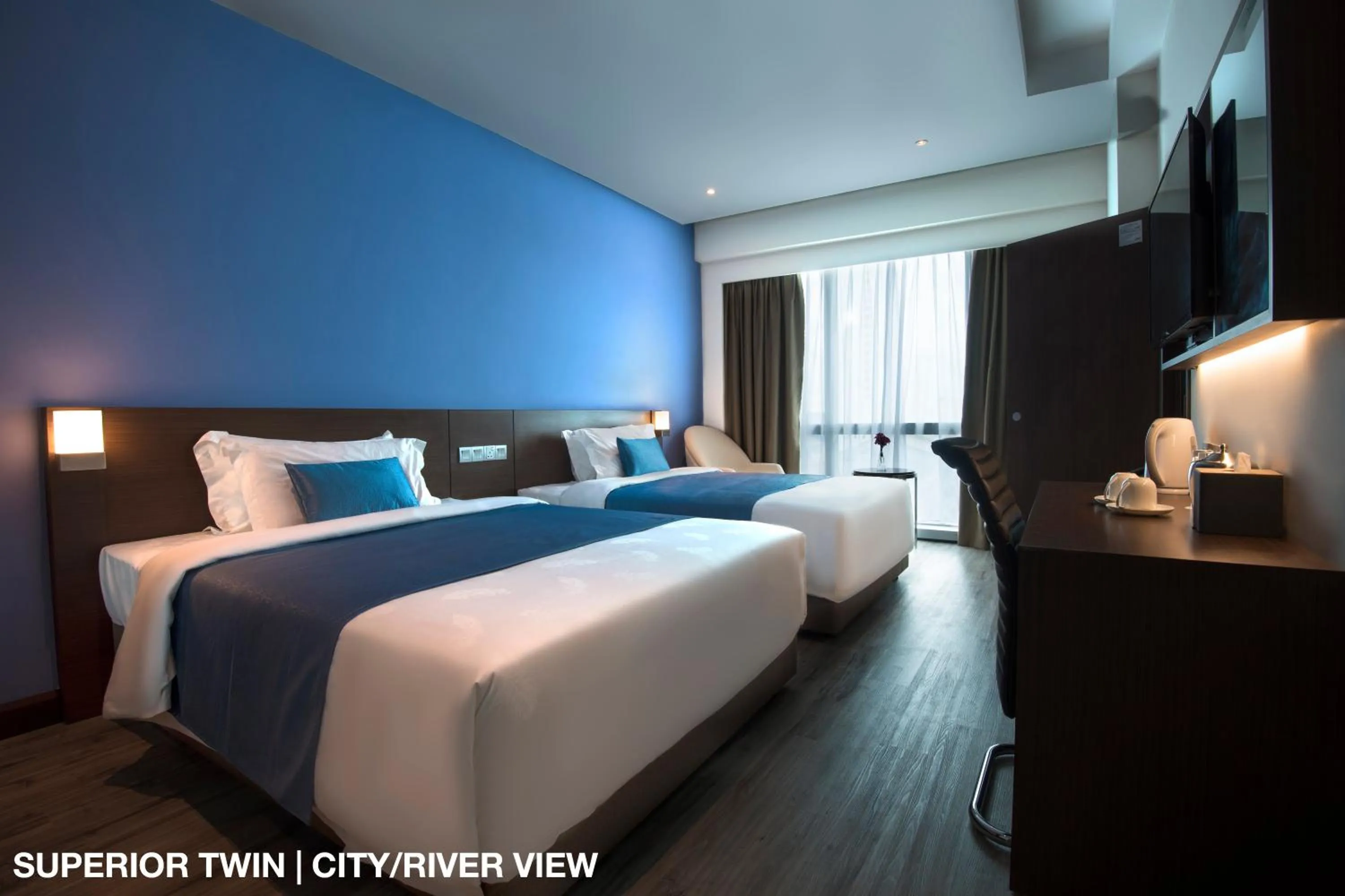 Bed in Astana Wing - Riverside Majestic Hotel