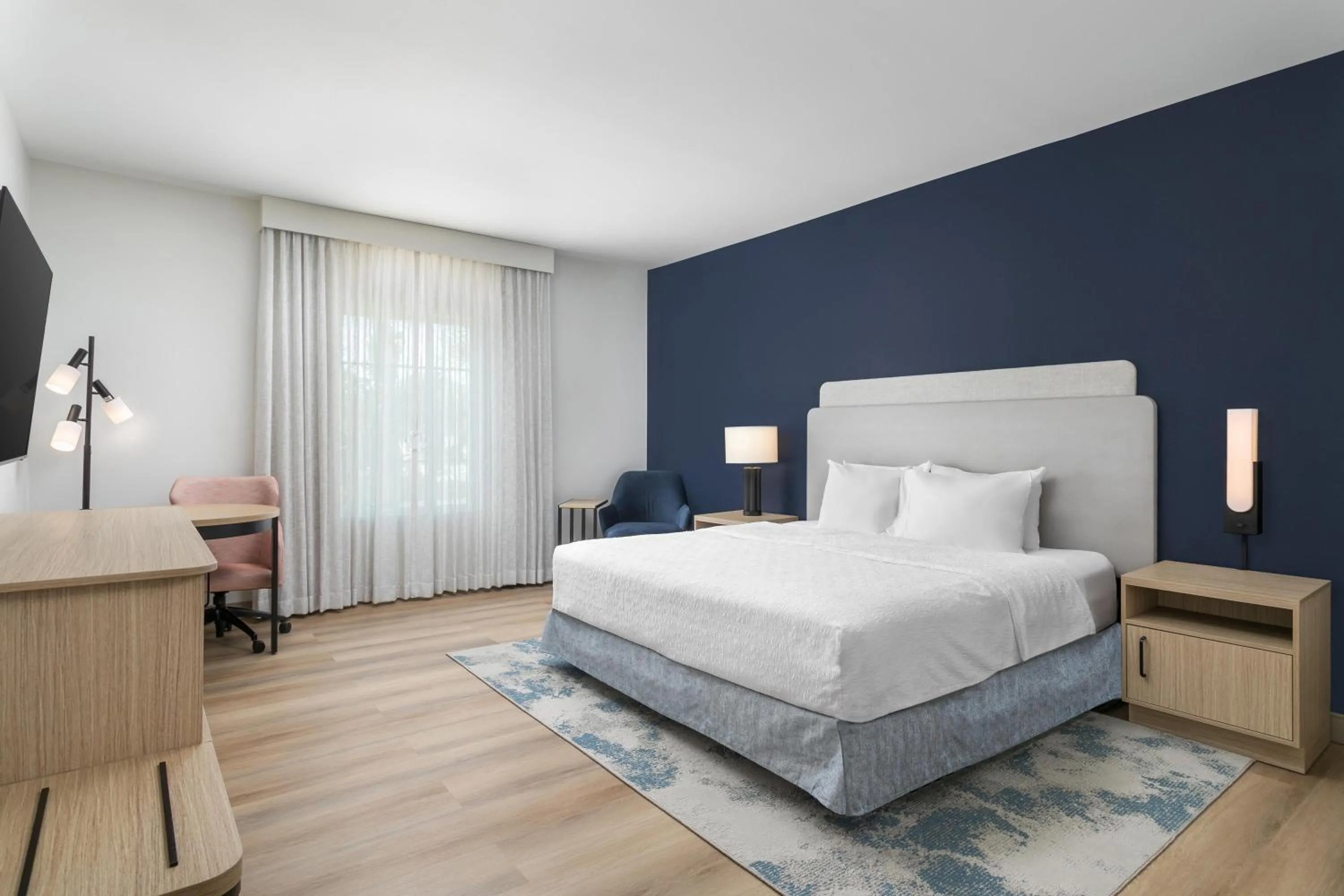 Bed in Hampton Inn New Smyrna Beach