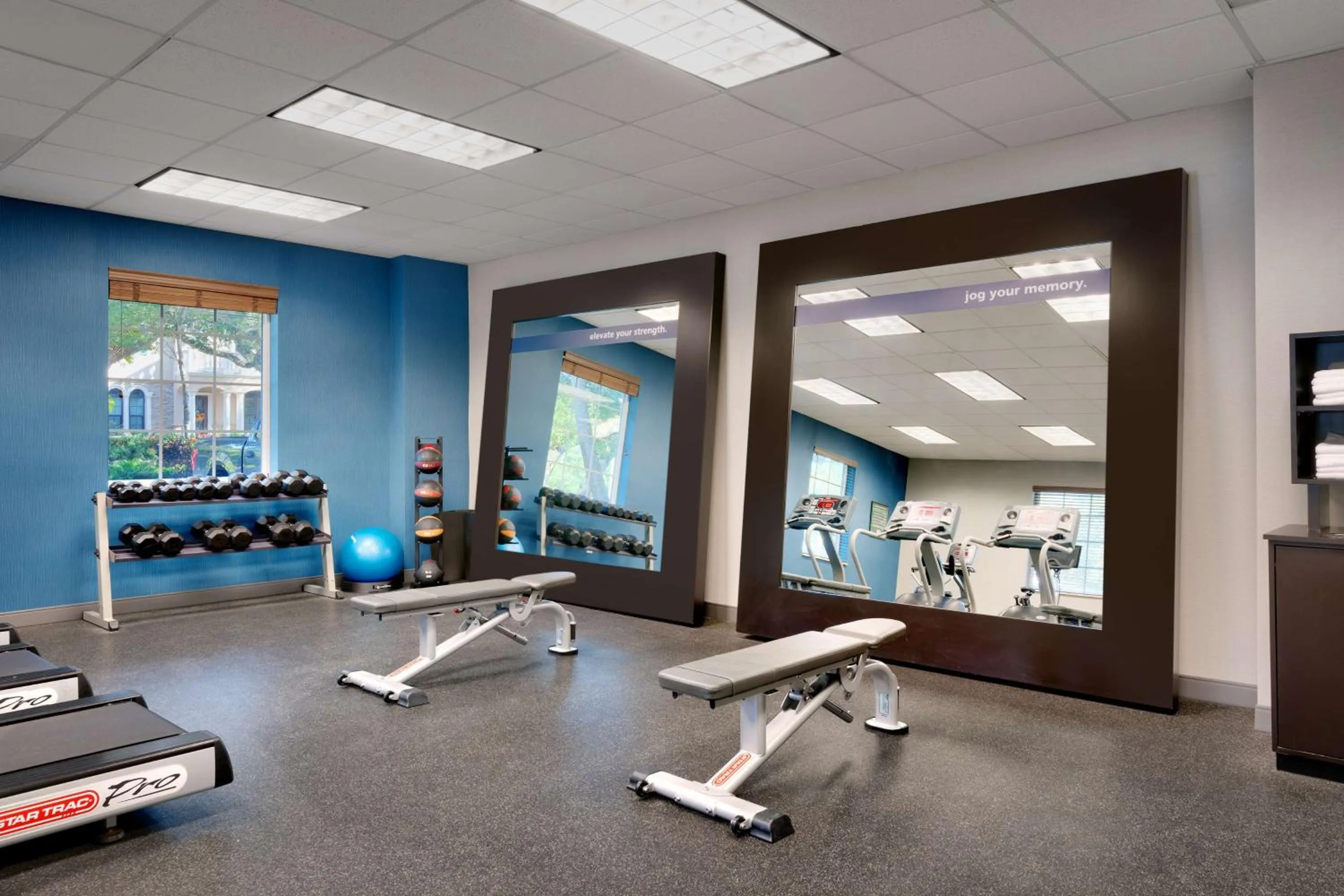 Fitness centre/facilities in Hampton Inn New Smyrna Beach