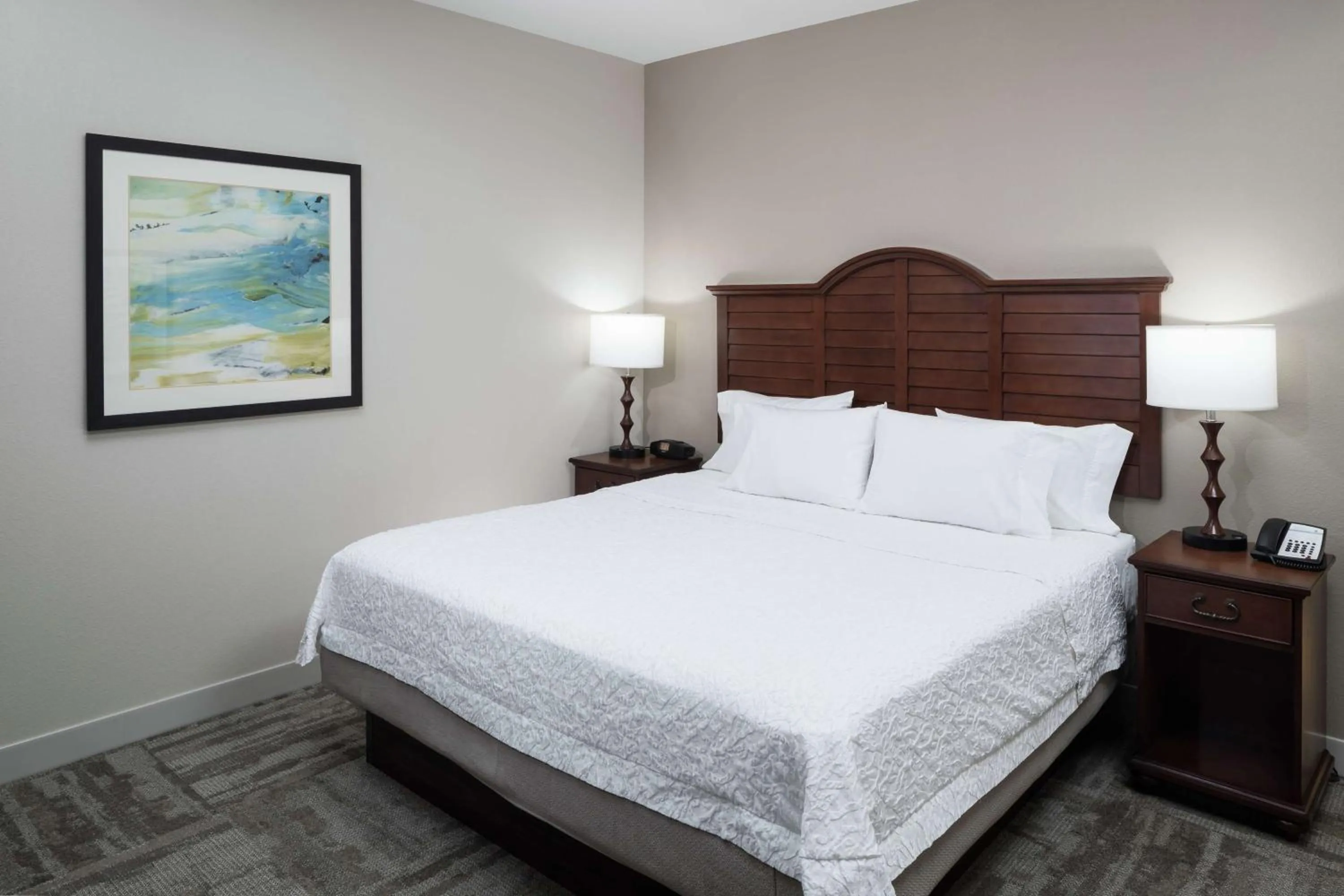 Bed in Hampton Inn New Smyrna Beach