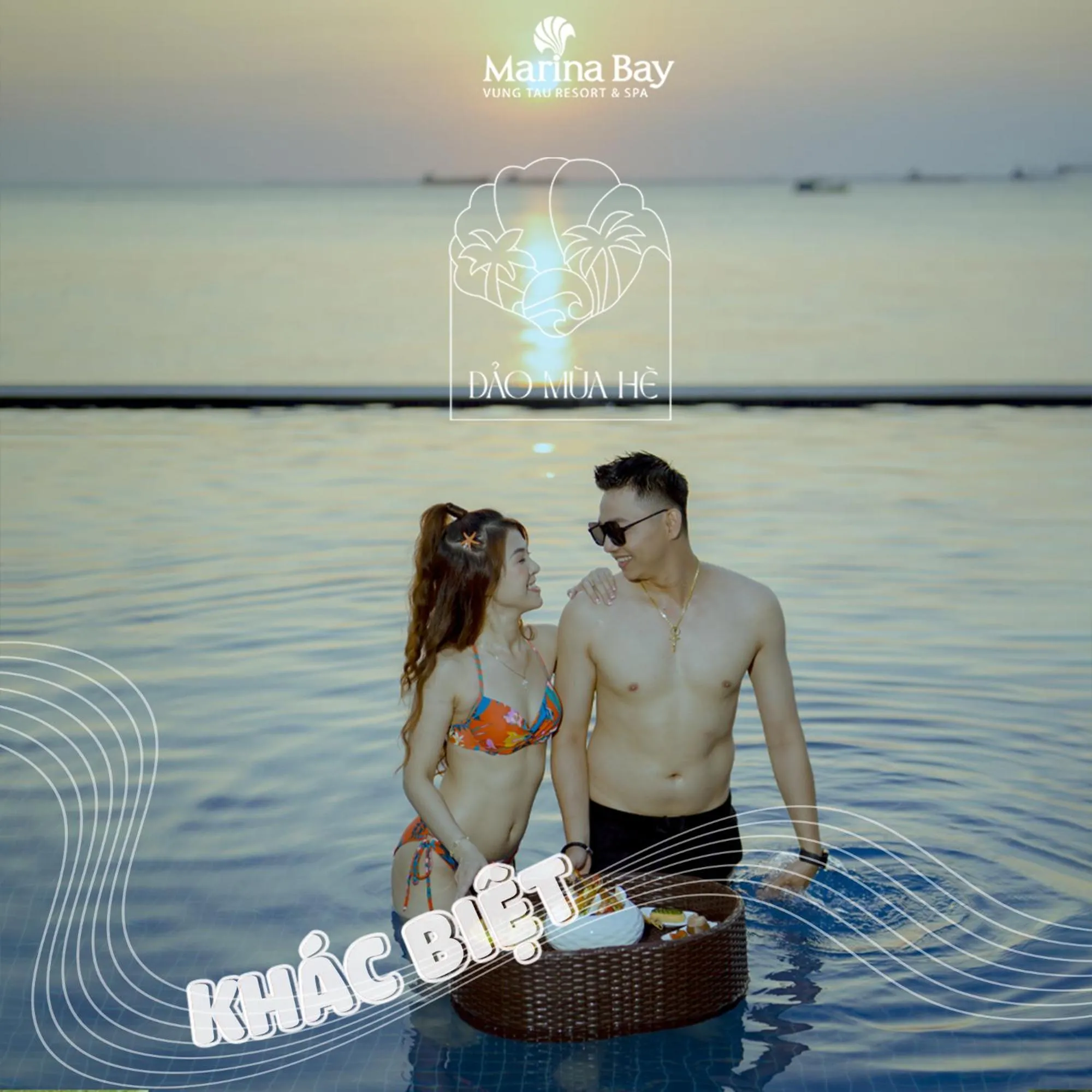 Swimming pool in Marina Bay Vung Tau Resort & Spa