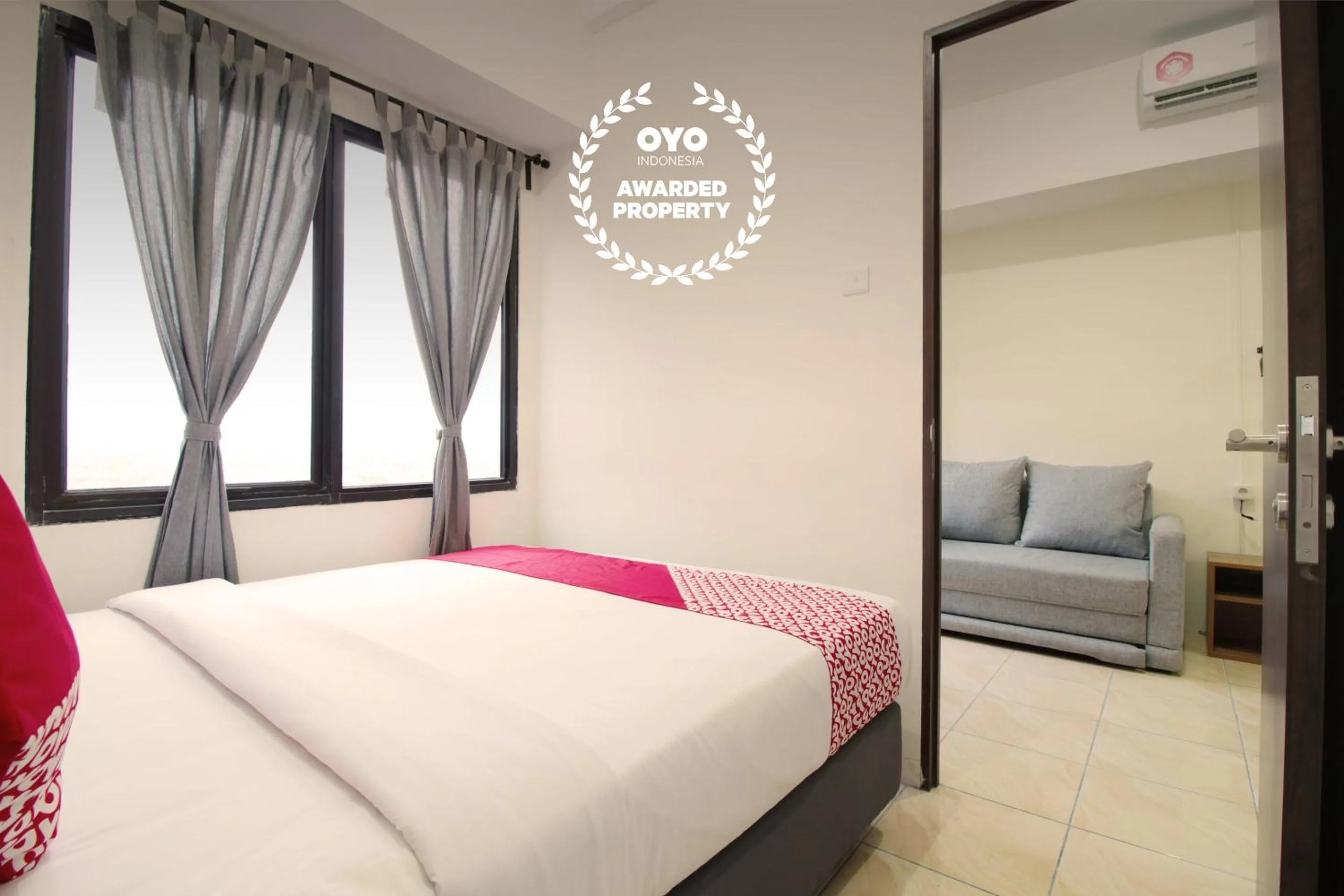 Bedroom in Super OYO Capital O 483 Tamansari Panoramic Bandung