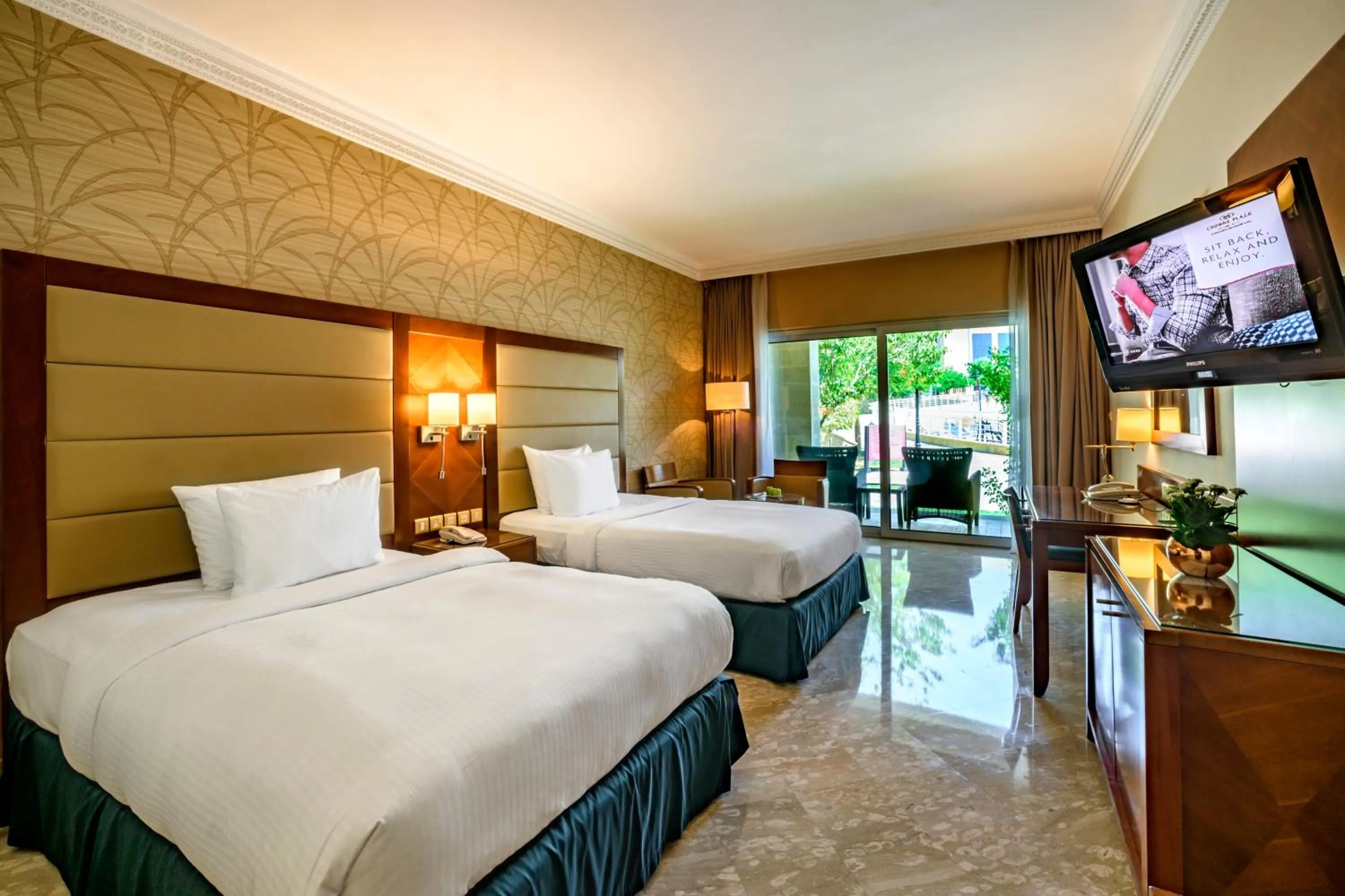 Bedroom, Bed in Crowne Plaza Jordan Dead Sea Resort & Spa by IHG