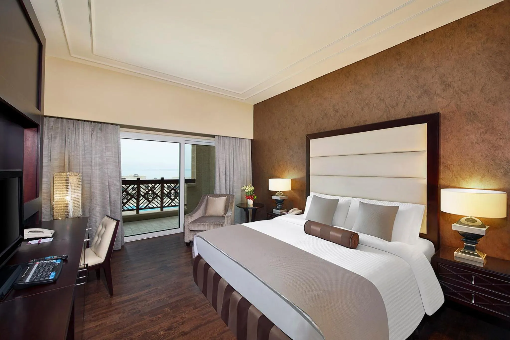 Bedroom, Bed in Crowne Plaza Jordan Dead Sea Resort & Spa by IHG