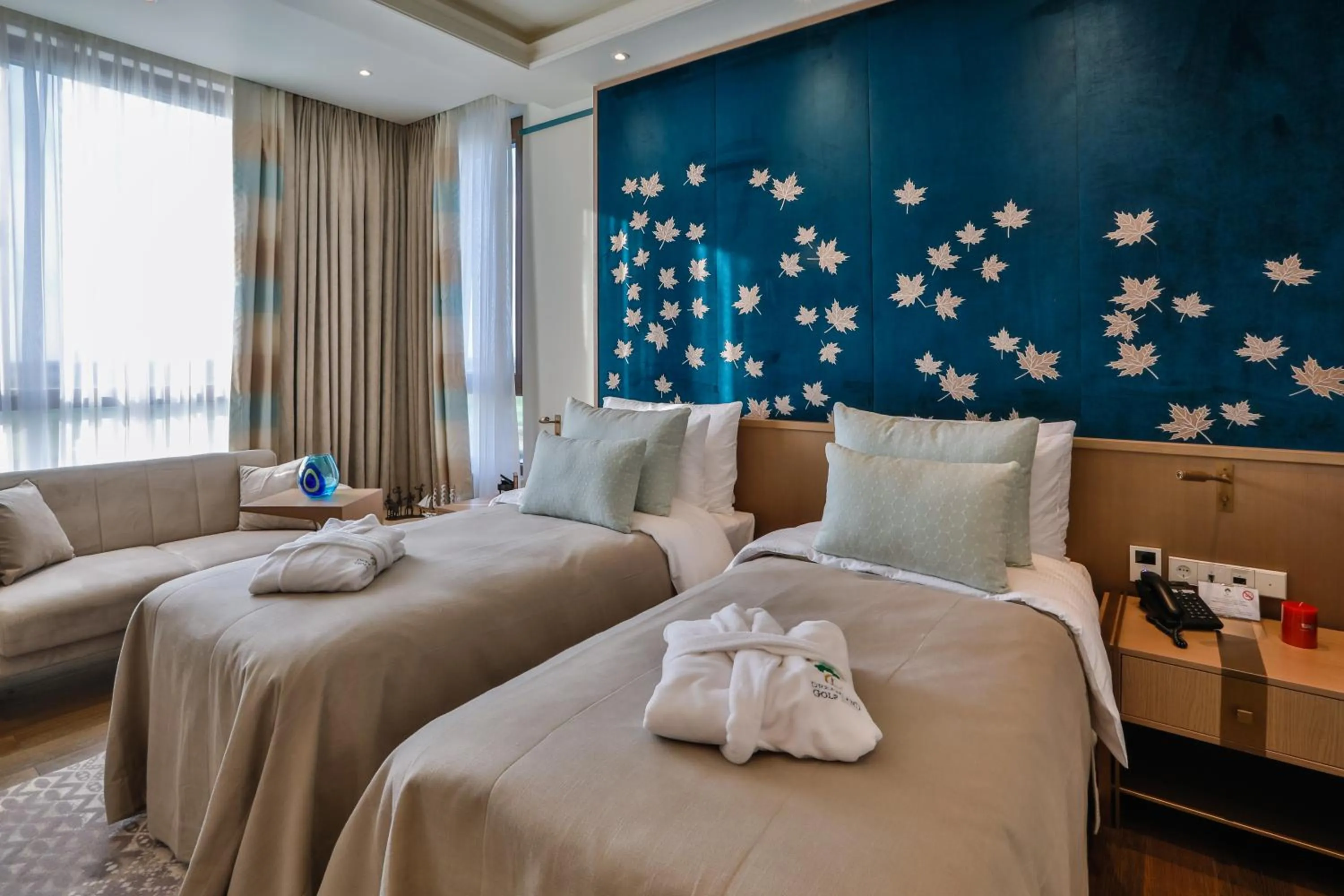 Bed in Dreamland Golf Hotel Baku