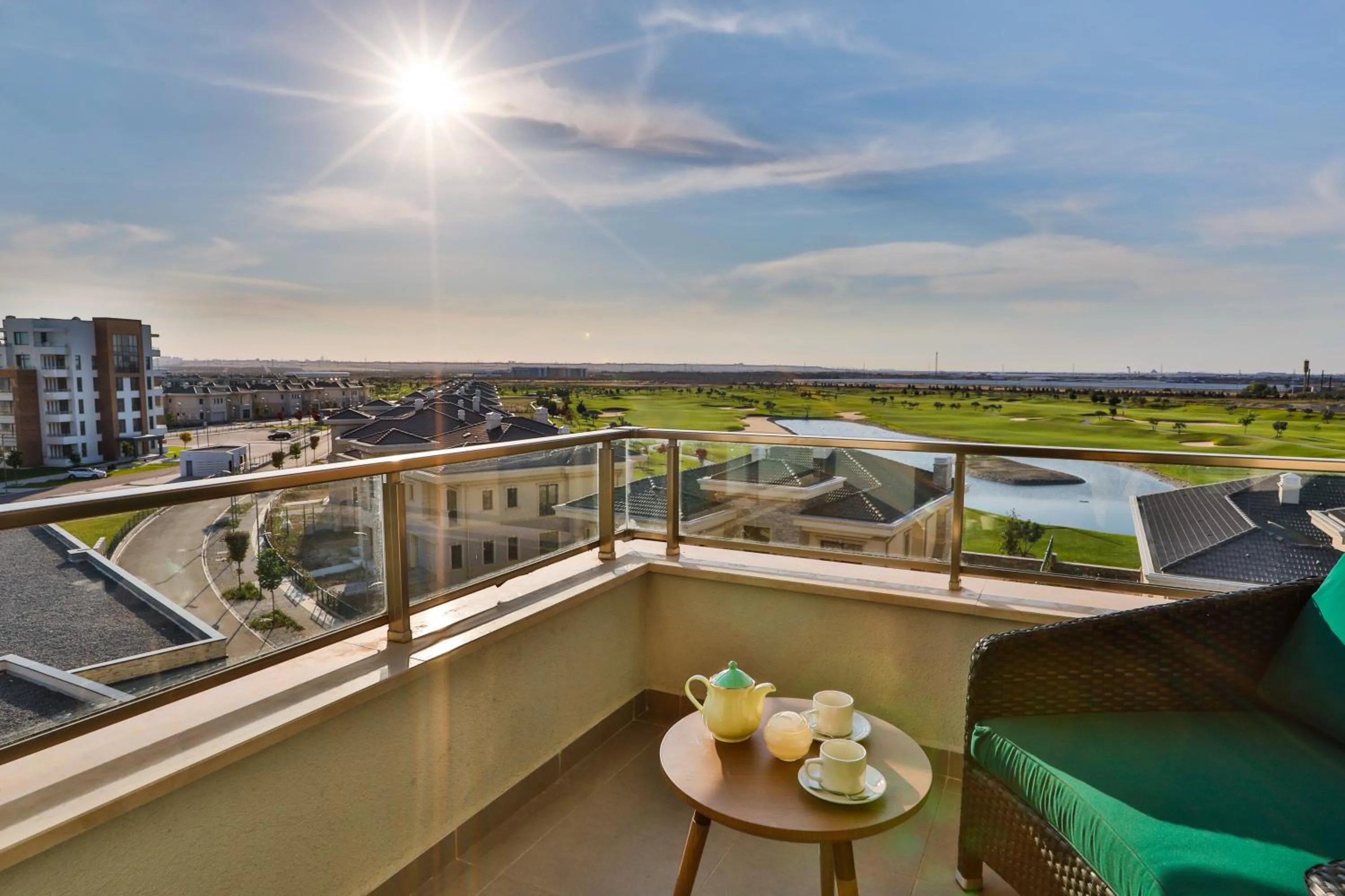 Balcony/Terrace in Dreamland Golf Hotel Baku