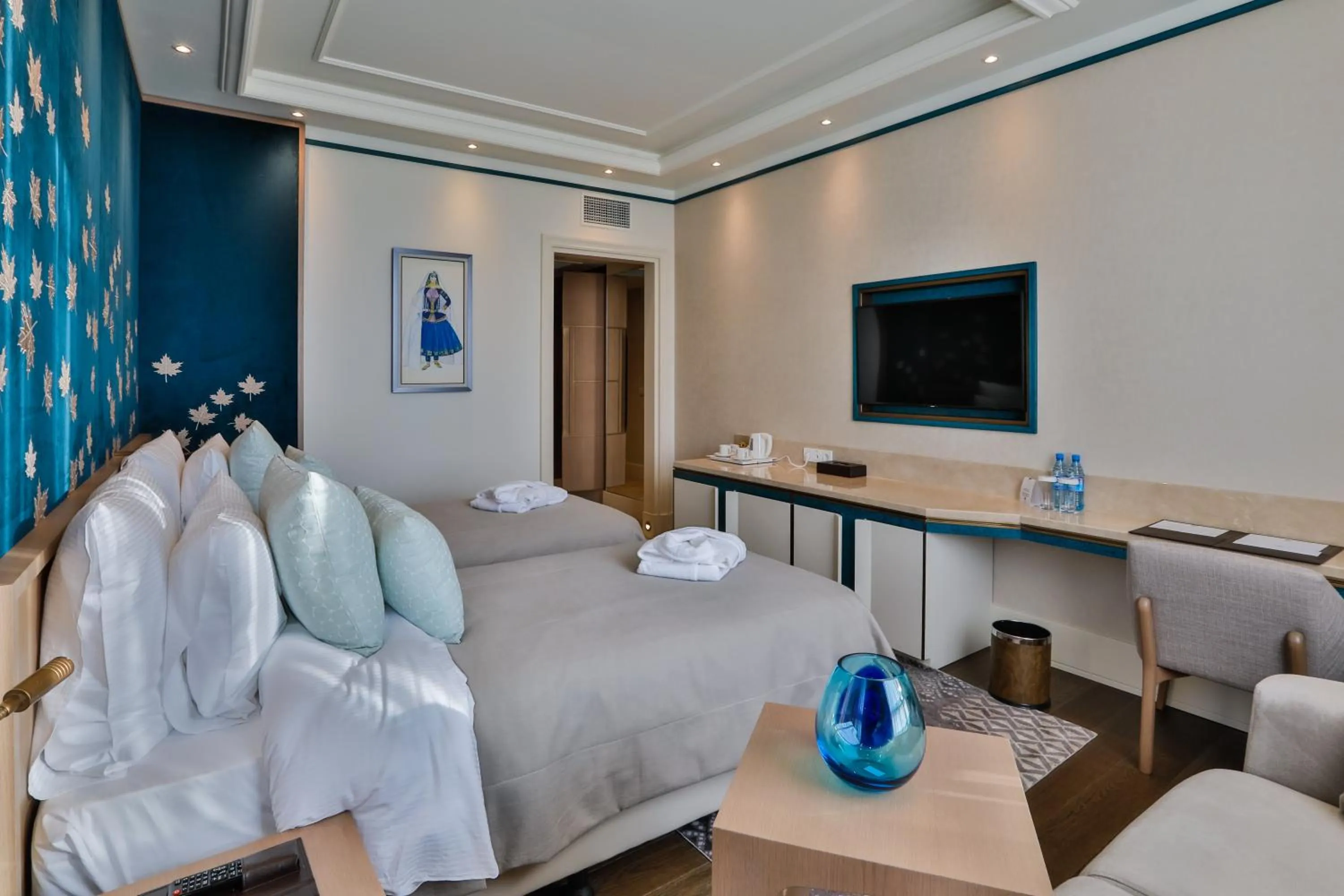 Bed in Dreamland Golf Hotel Baku