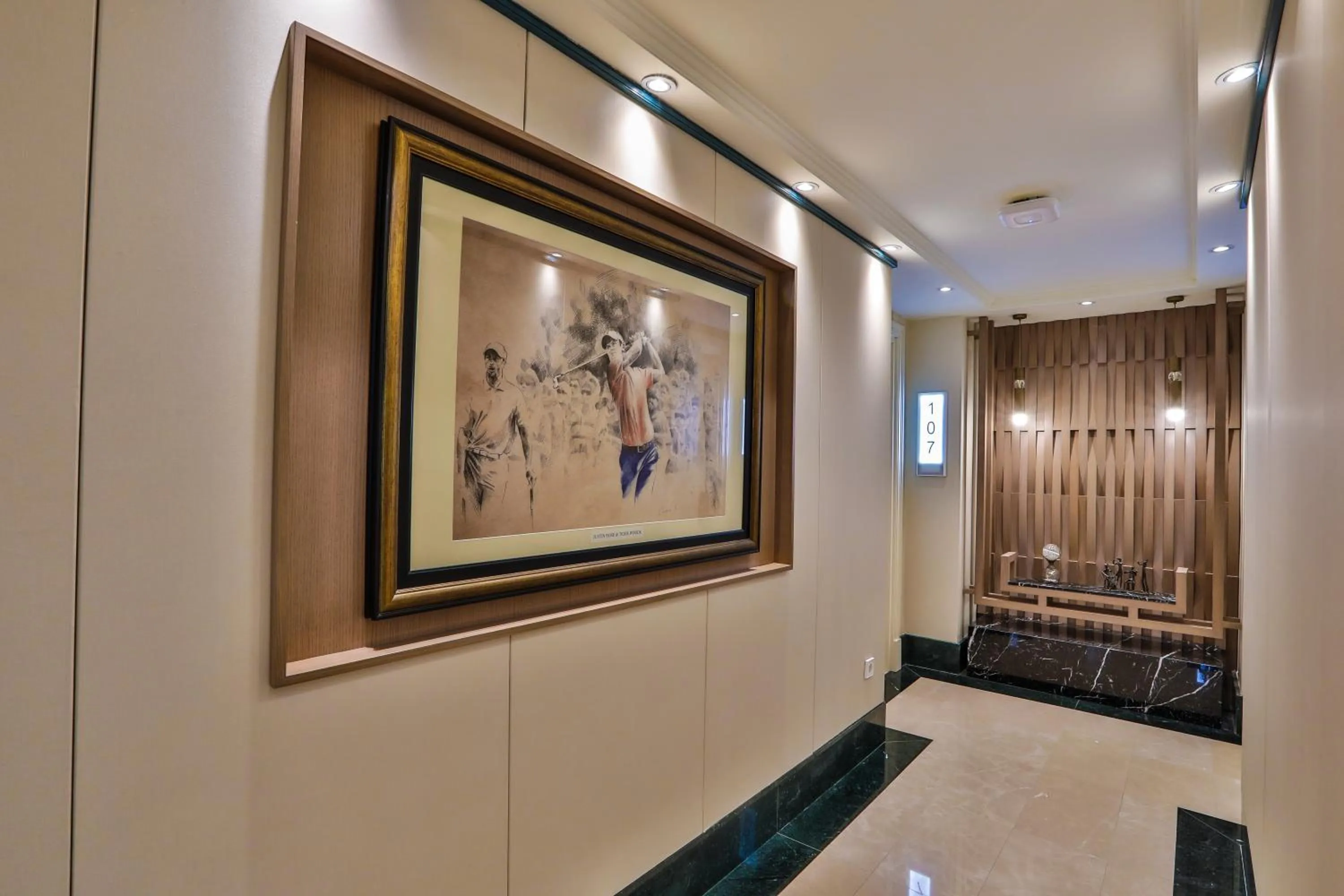 Floor plan in Dreamland Golf Hotel Baku