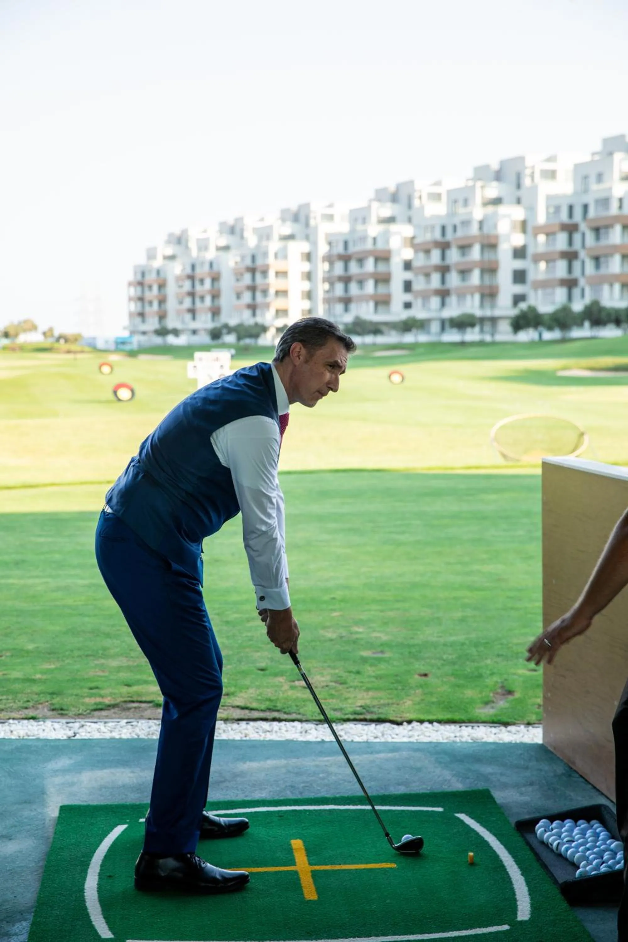 People in Dreamland Golf Hotel Baku