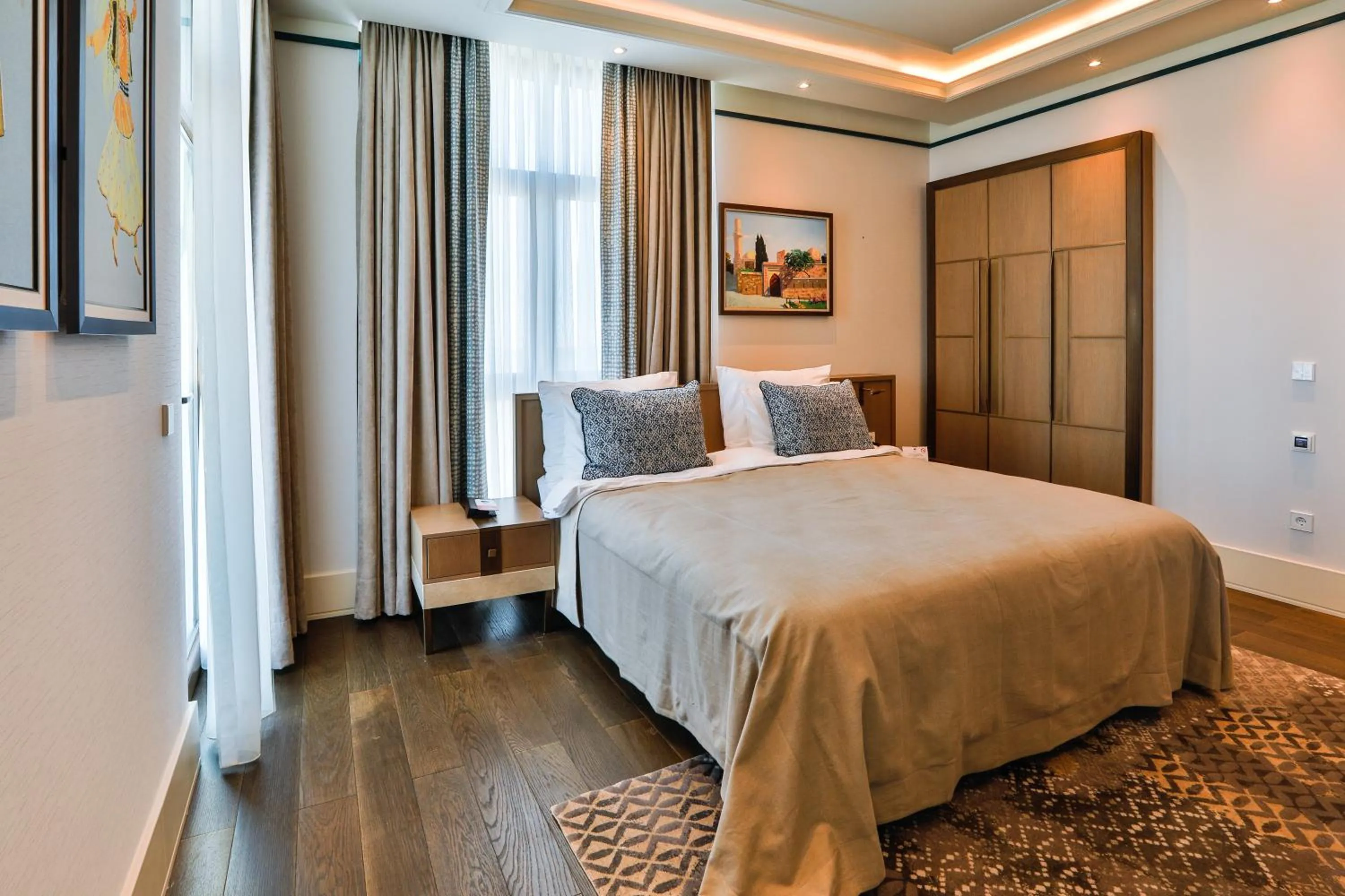 Bed in Dreamland Golf Hotel Baku