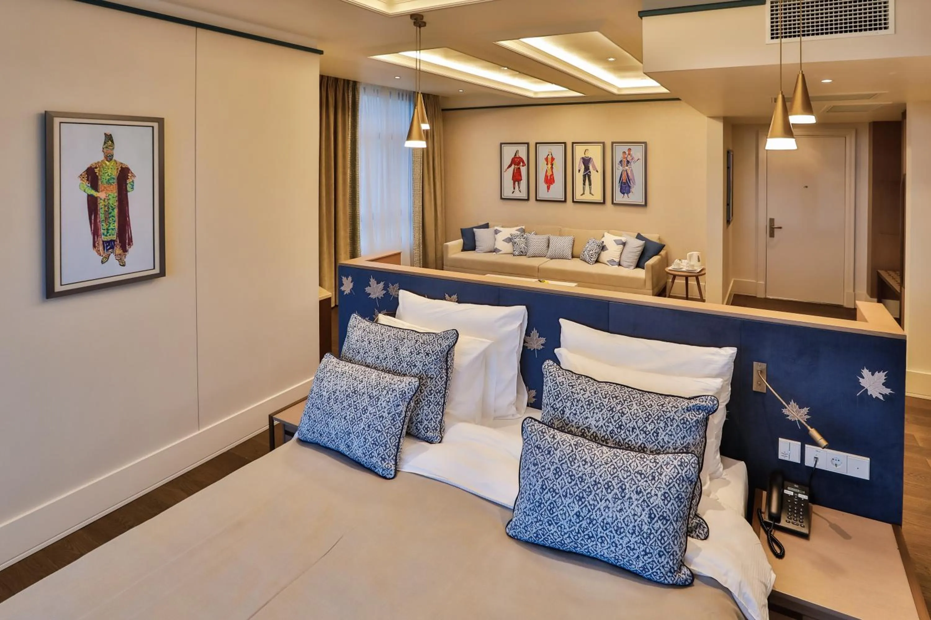 Bed in Dreamland Golf Hotel Baku