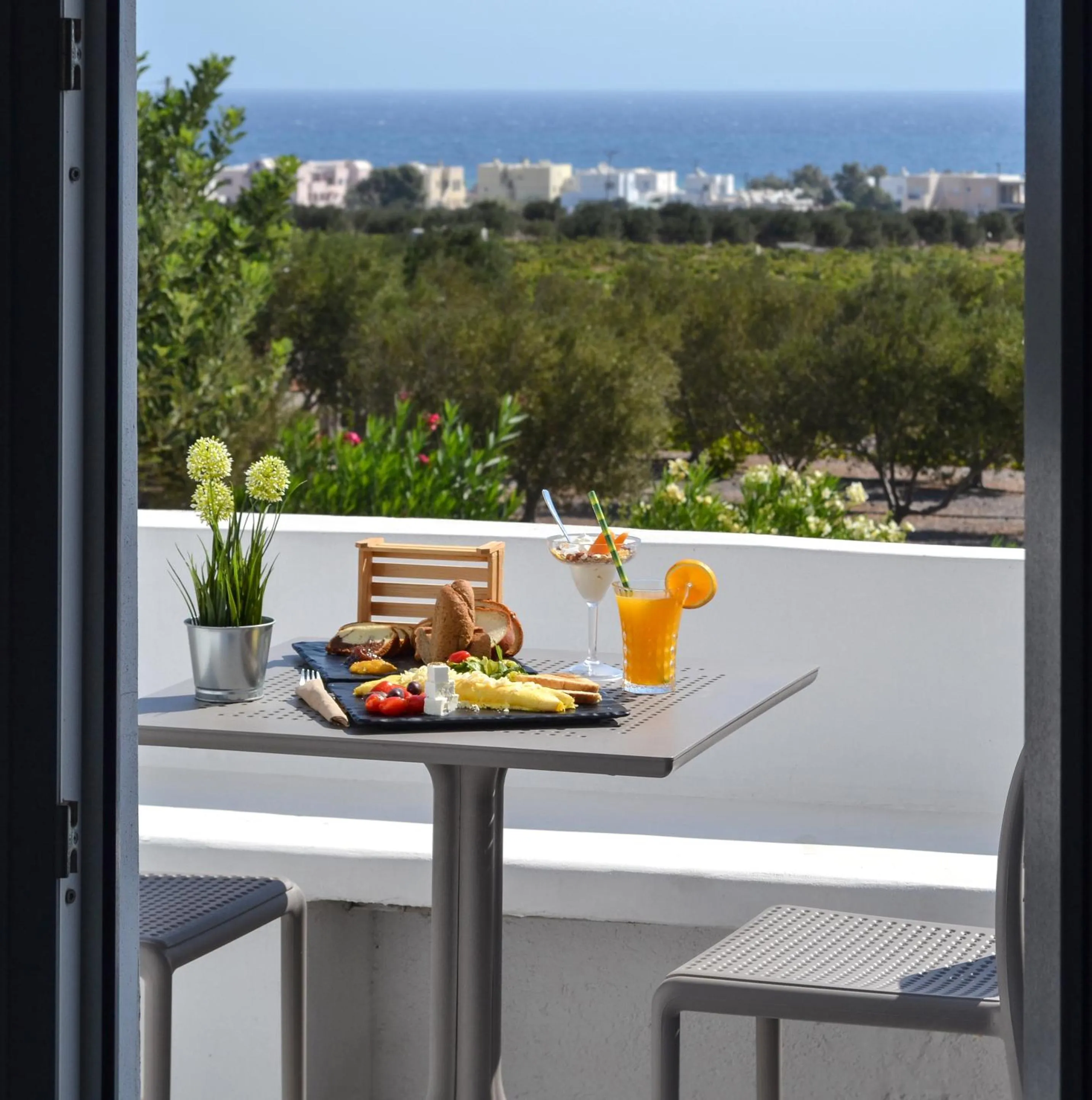 Balcony/Terrace in DL Santorini