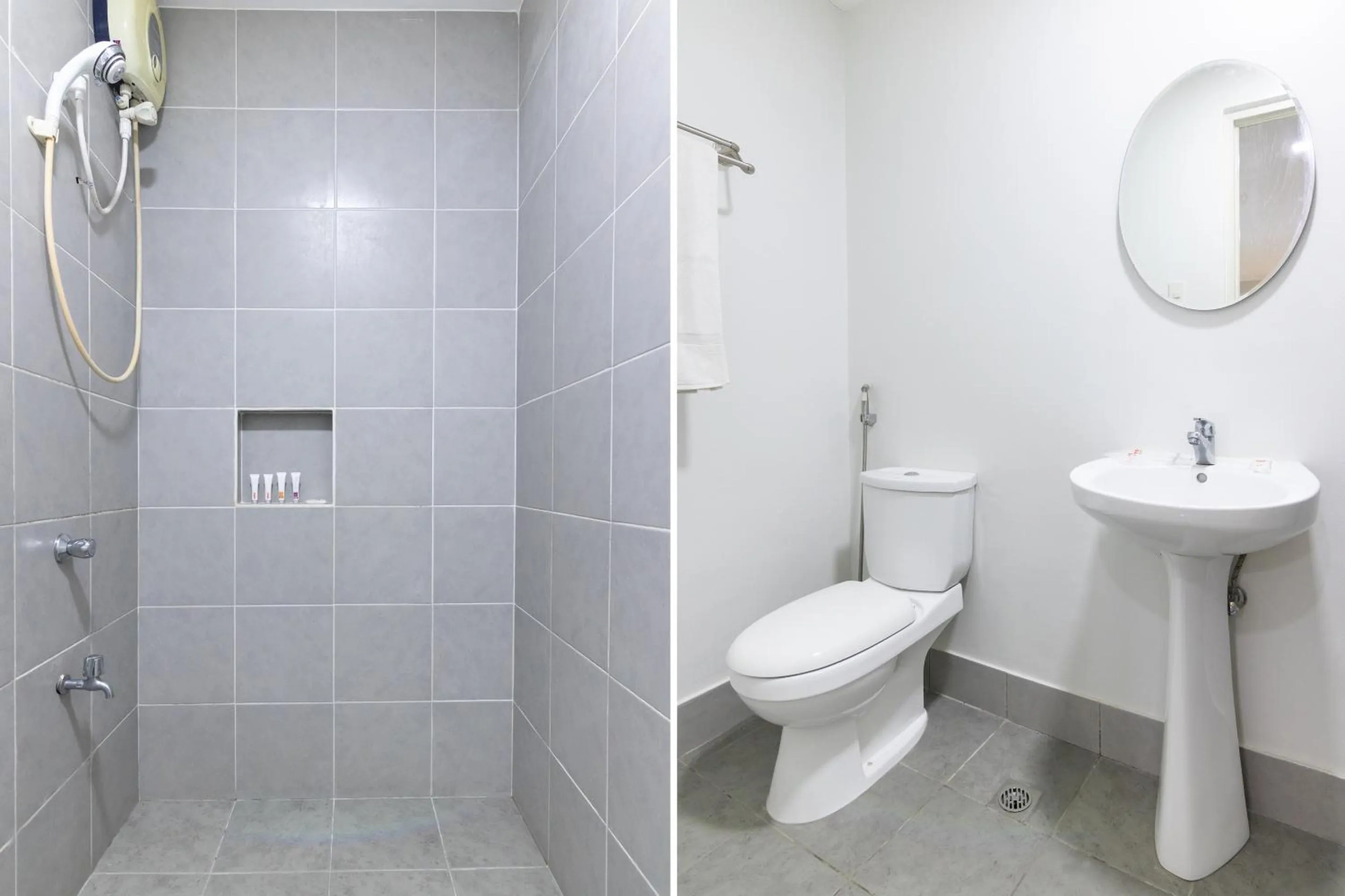 Bathroom in OYO 152 Sangco Condotel