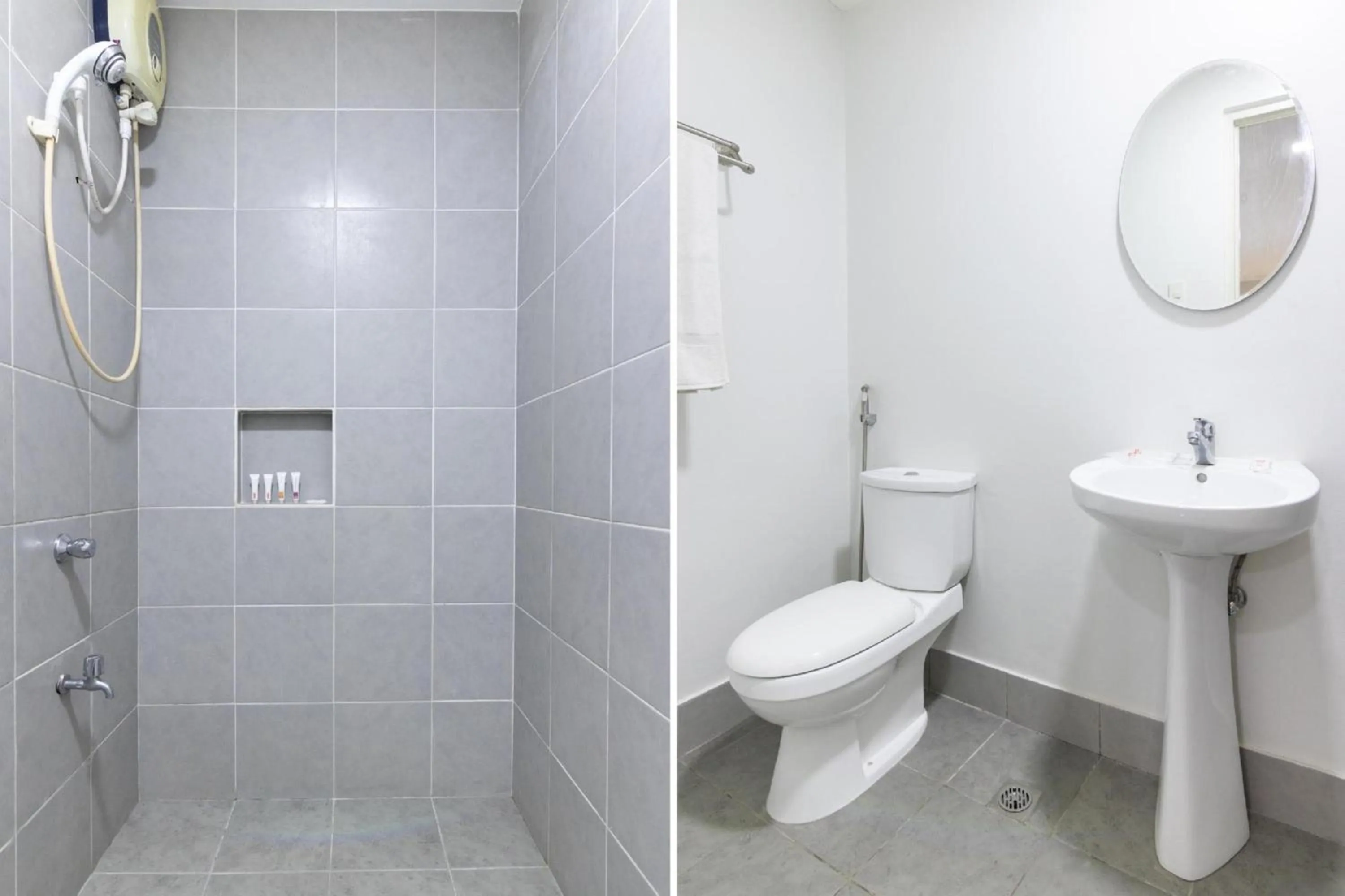 Bathroom in OYO 152 Sangco Condotel