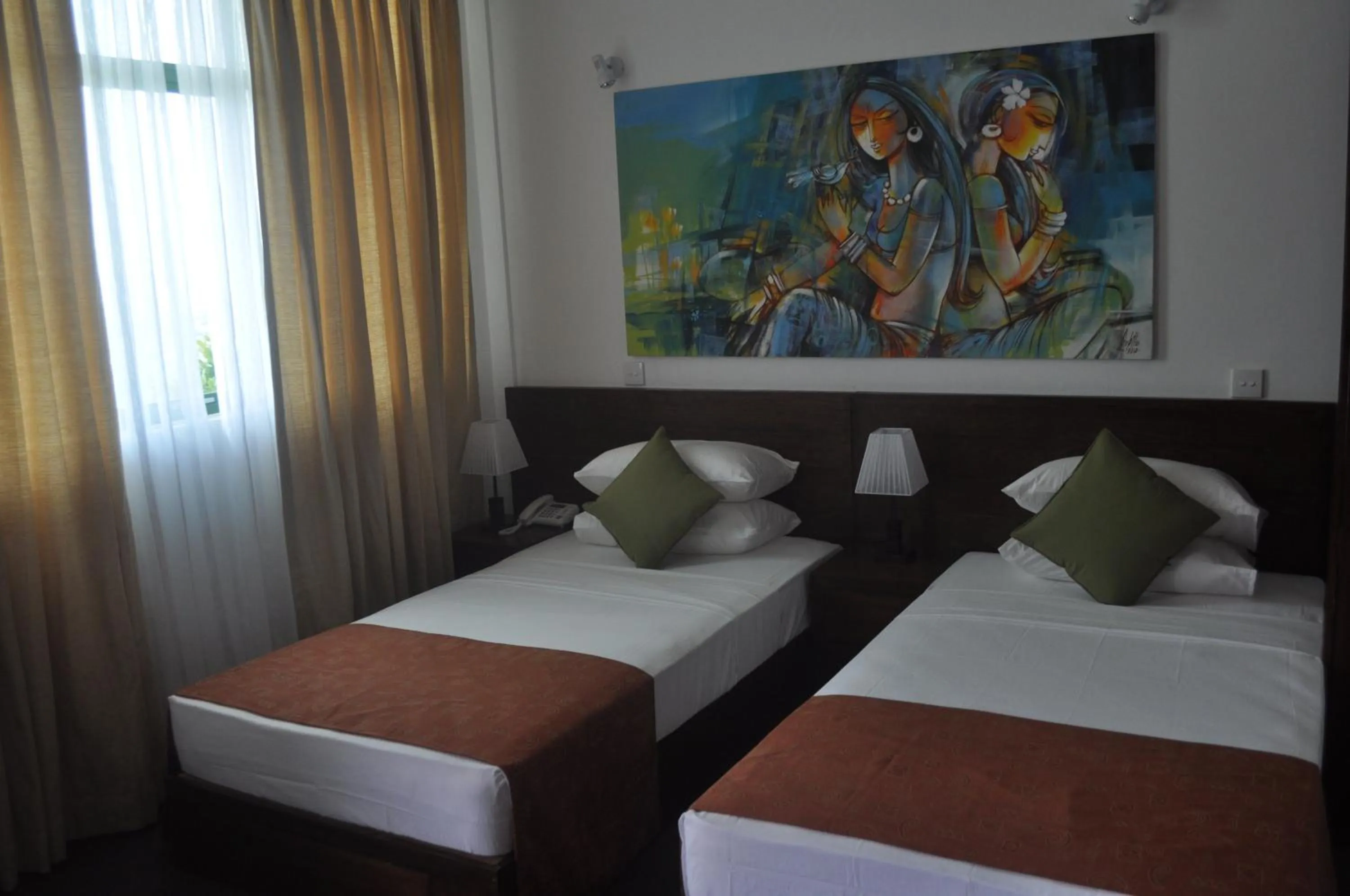 Bed in Amaara Sky Hotel Kandy
