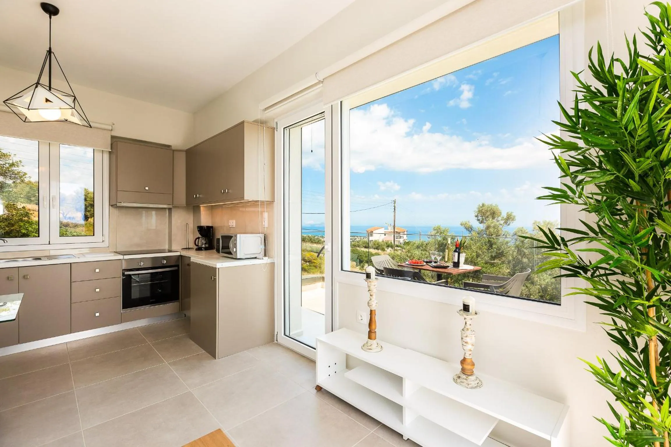 Kitchen or kitchenette in Vigla Suites