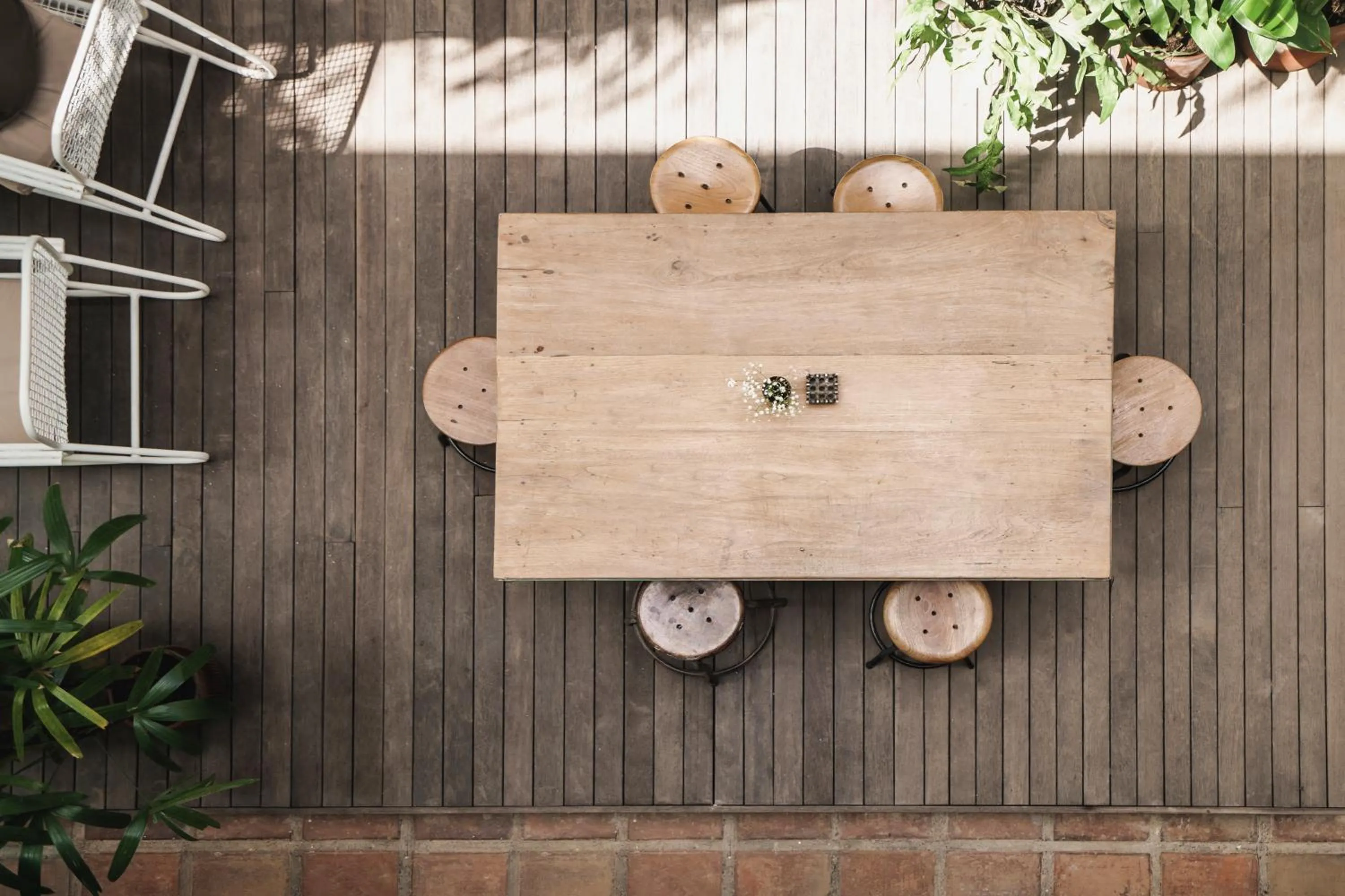 Seating area in Brown Feather Hotel