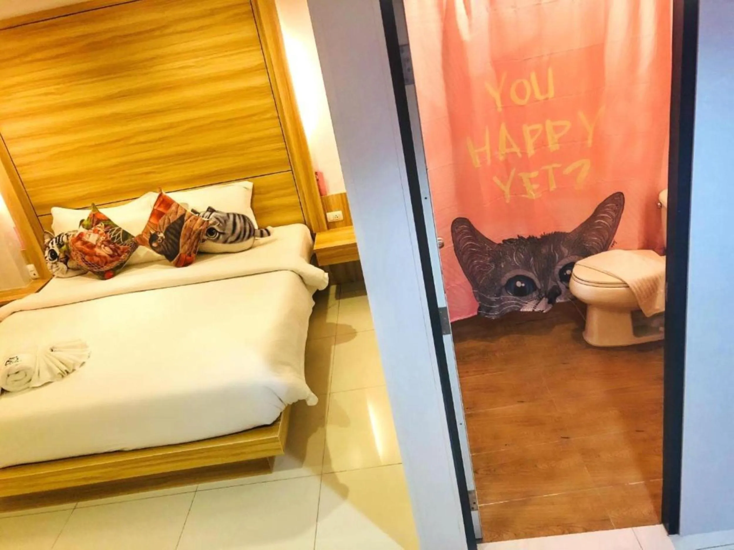 Bedroom, Bed in Cat Story Hotel