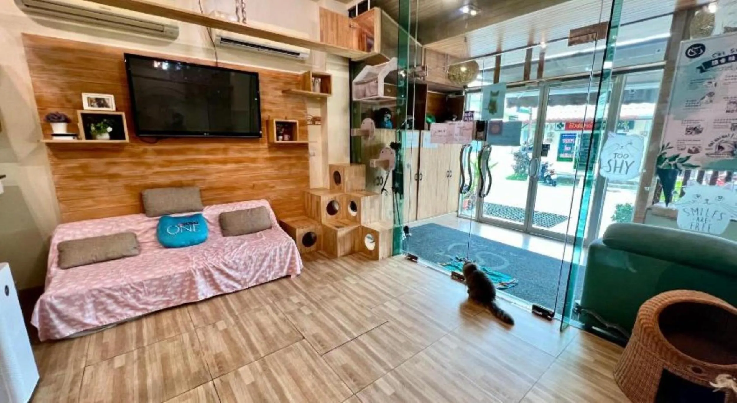Lobby or reception, Bed in Cat Story Hotel