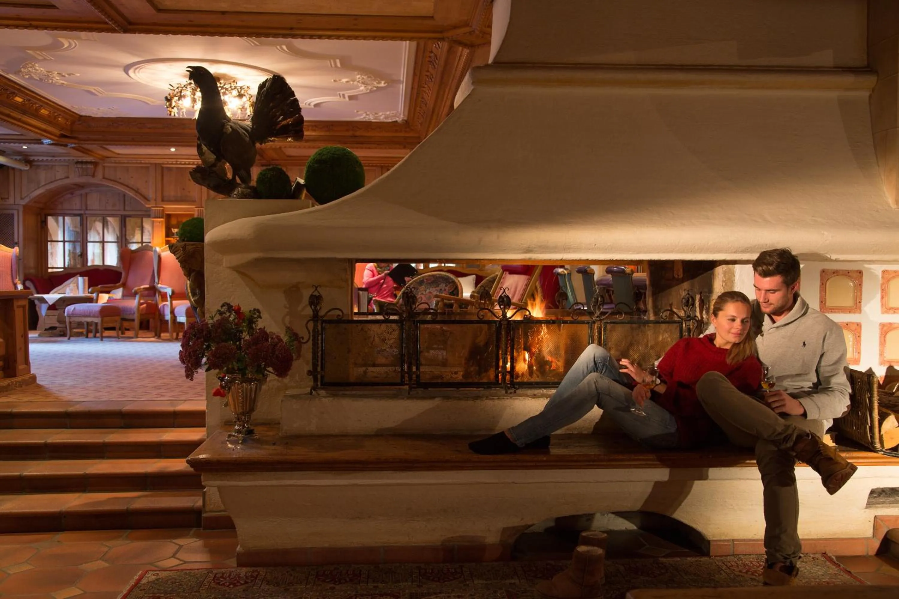 Lobby or reception in Das Traditionshotel Schwarzer Adler