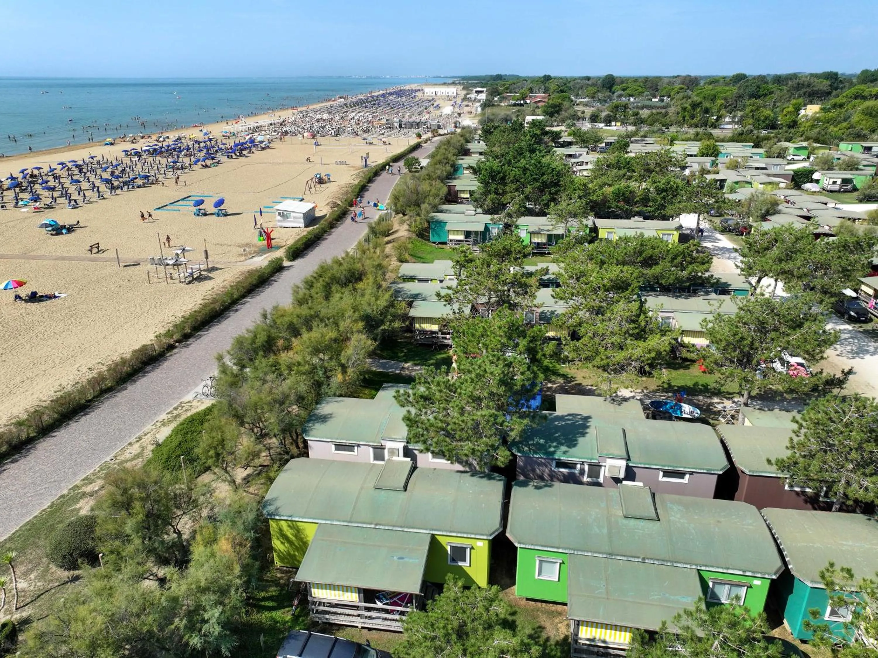Bird's eye view in Camping Lido