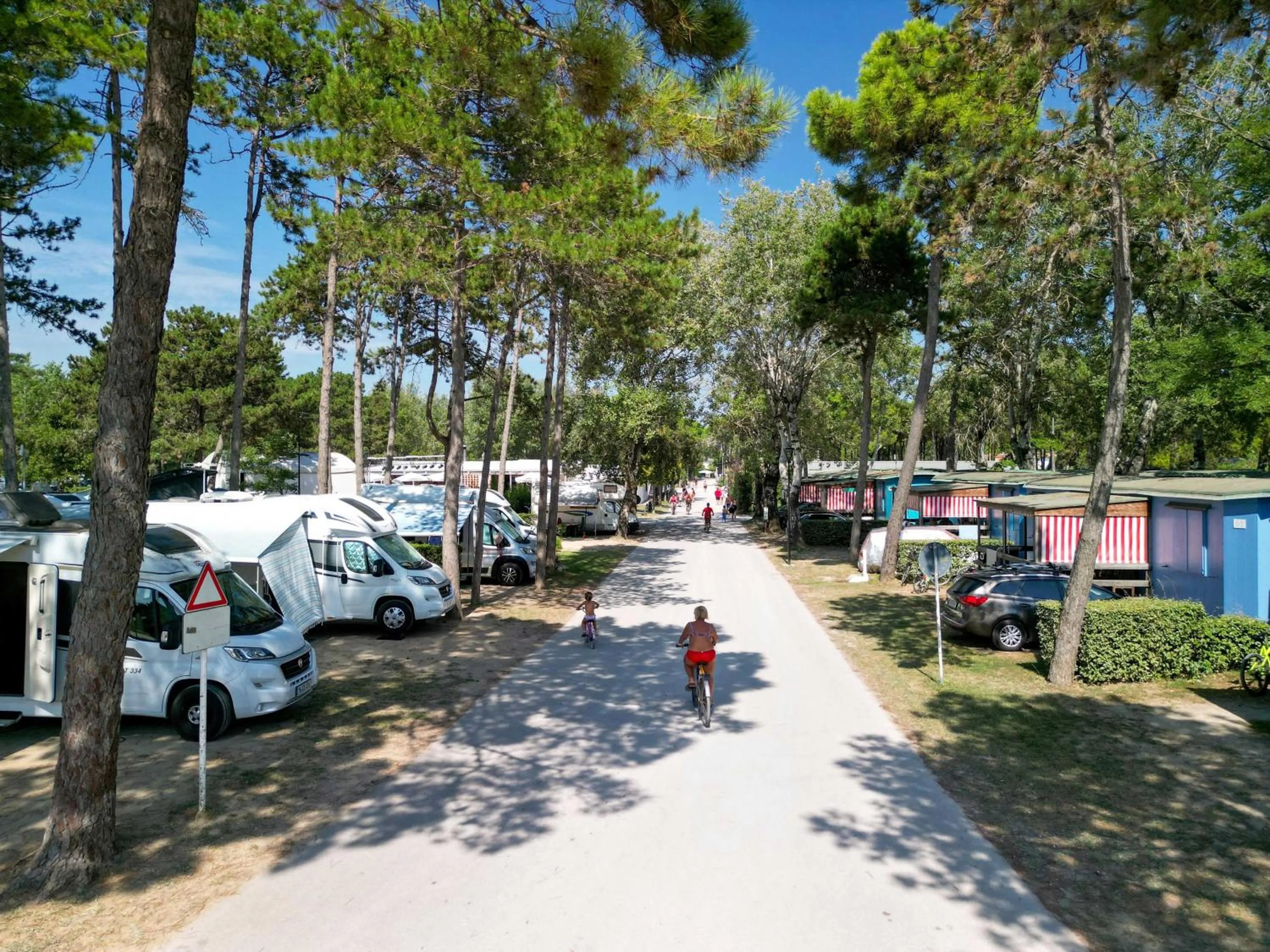 Bird's eye view in Camping Lido