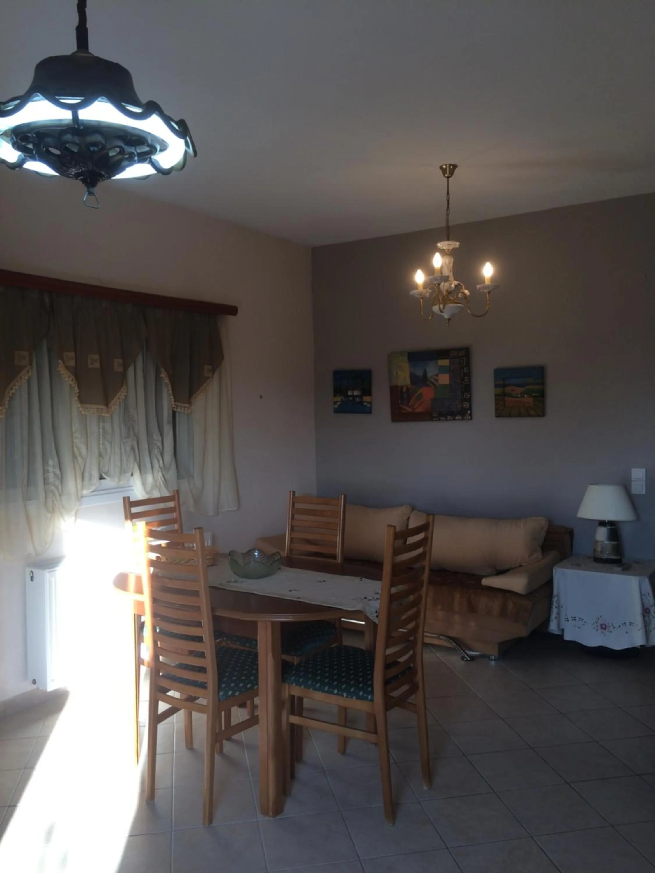 Living room in Villa Nefeli