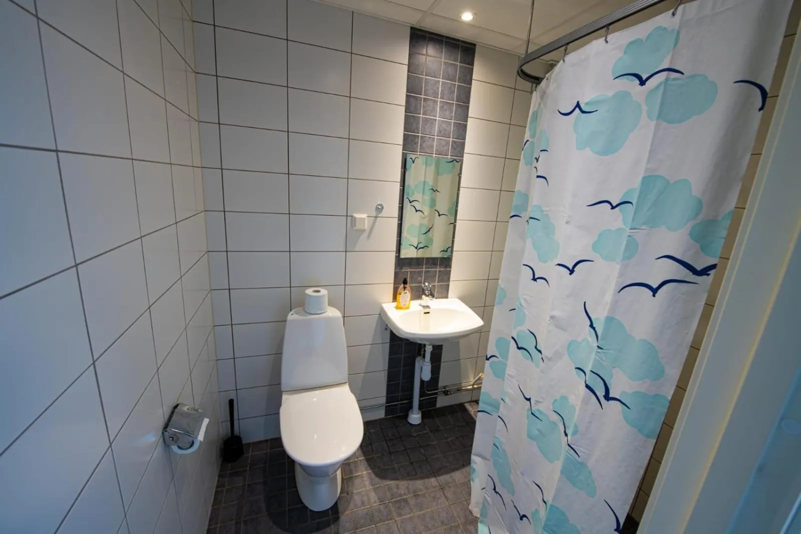 Shower in Hotell Kvarntorget