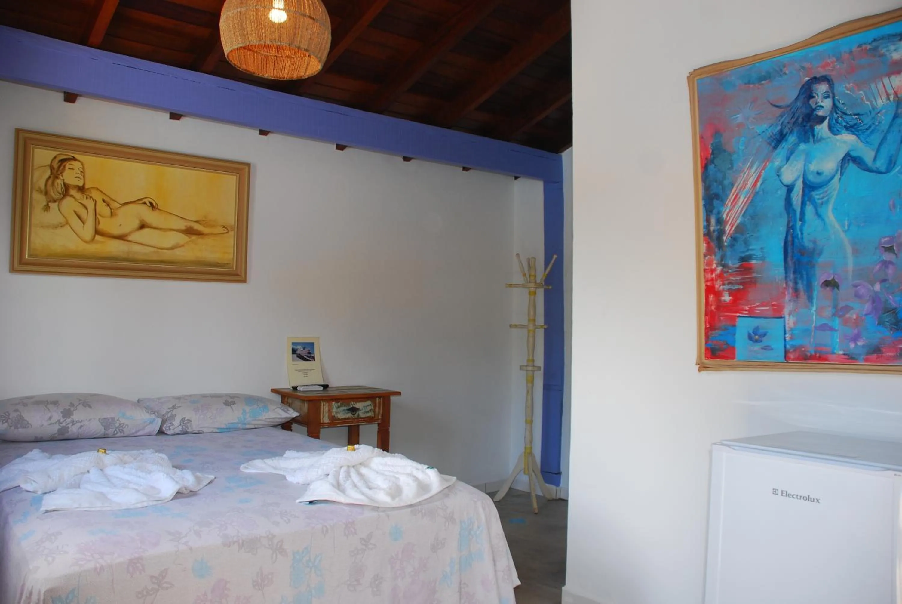 Bed in Pousada do Sidão