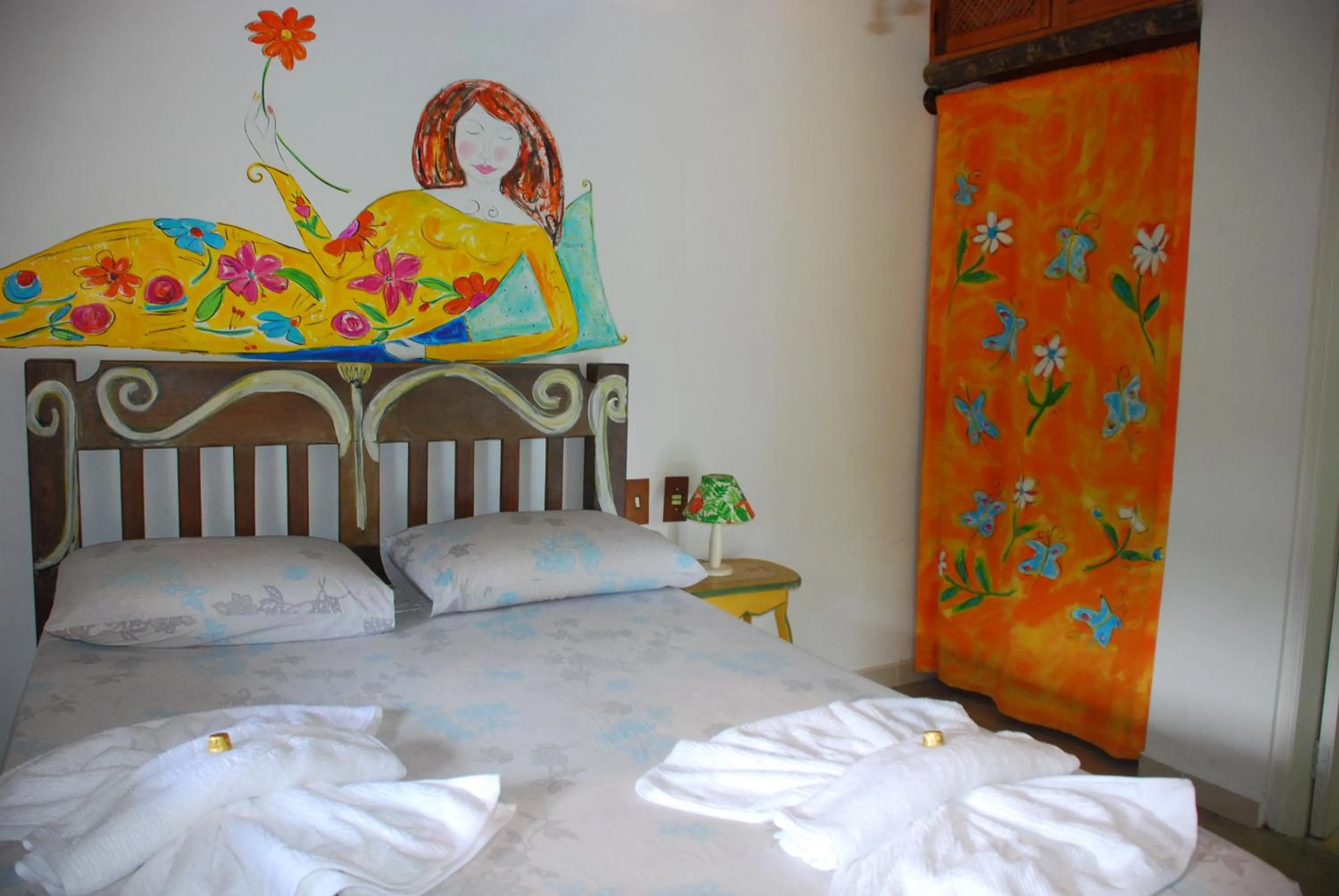 Bed in Pousada do Sidão