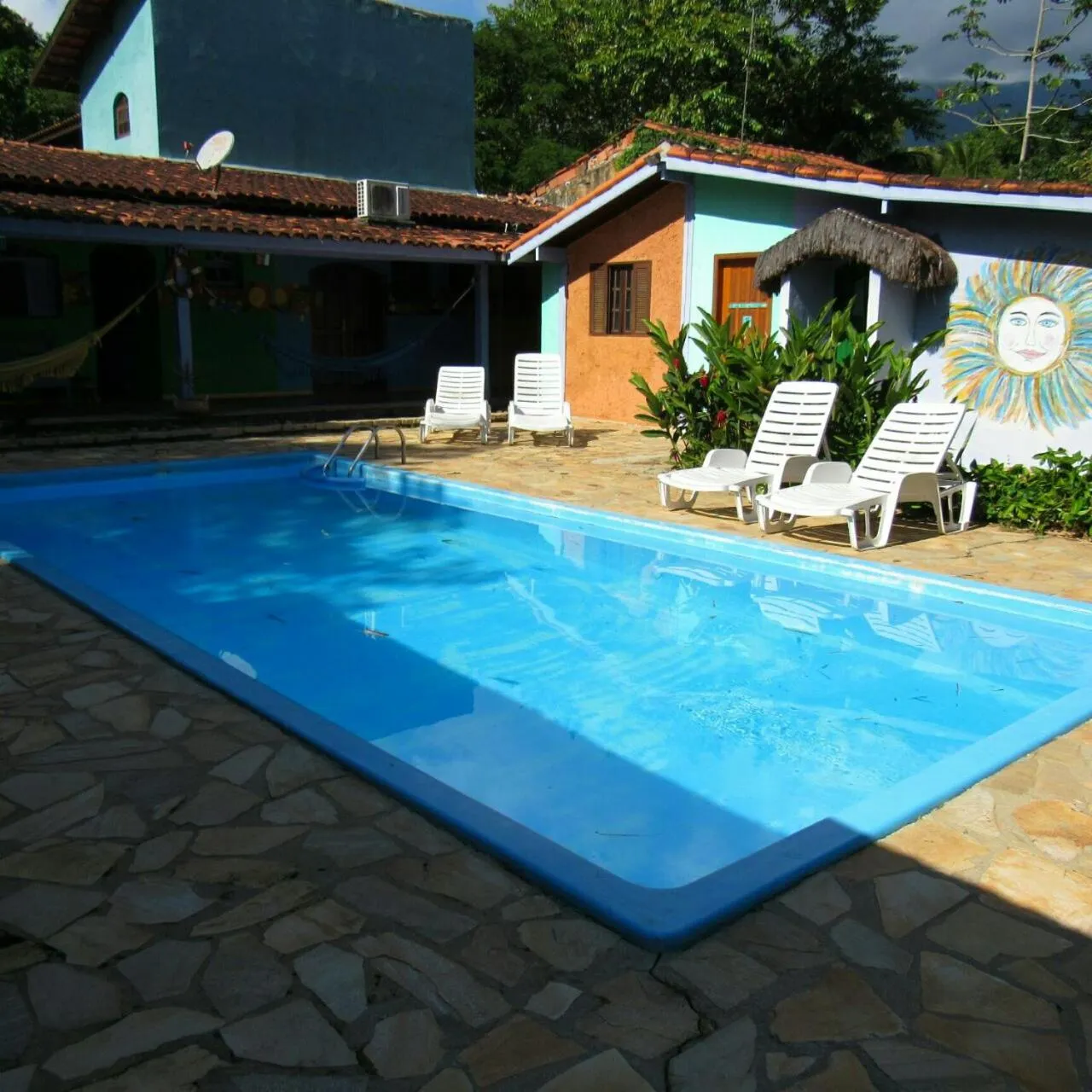 Swimming pool in Pousada do Sidão