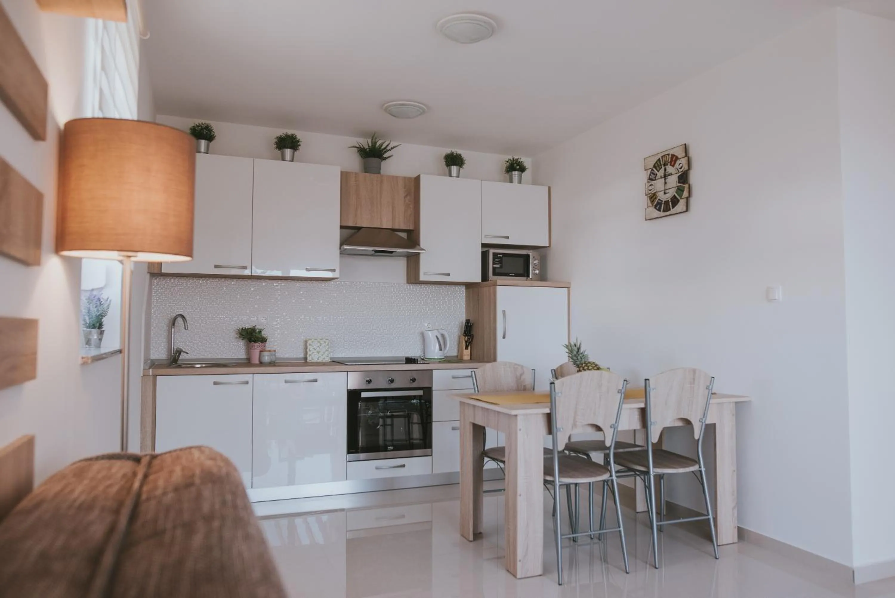 Dining area in Poolside Hideout Apartments