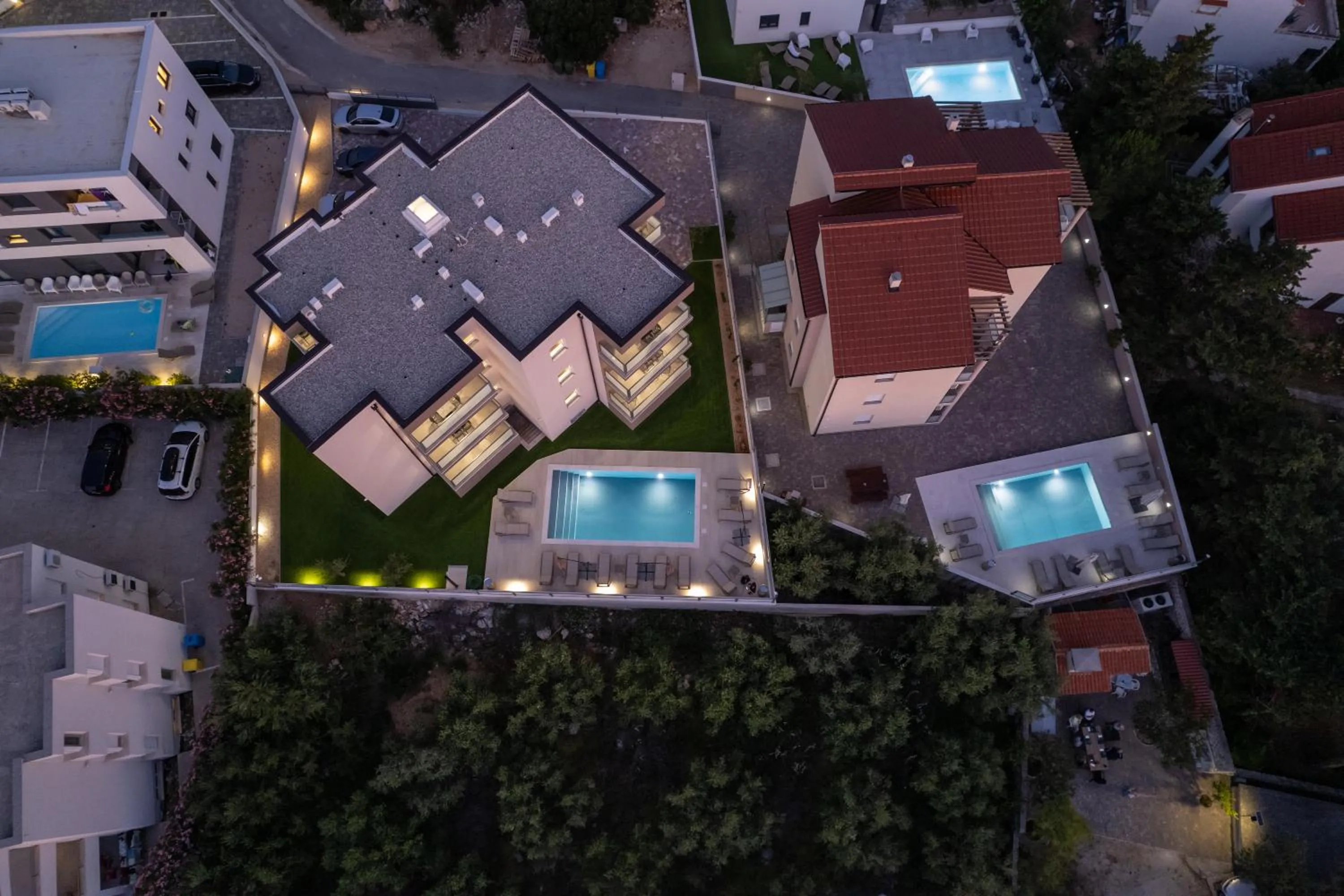 Property building in Poolside Hideout Apartments