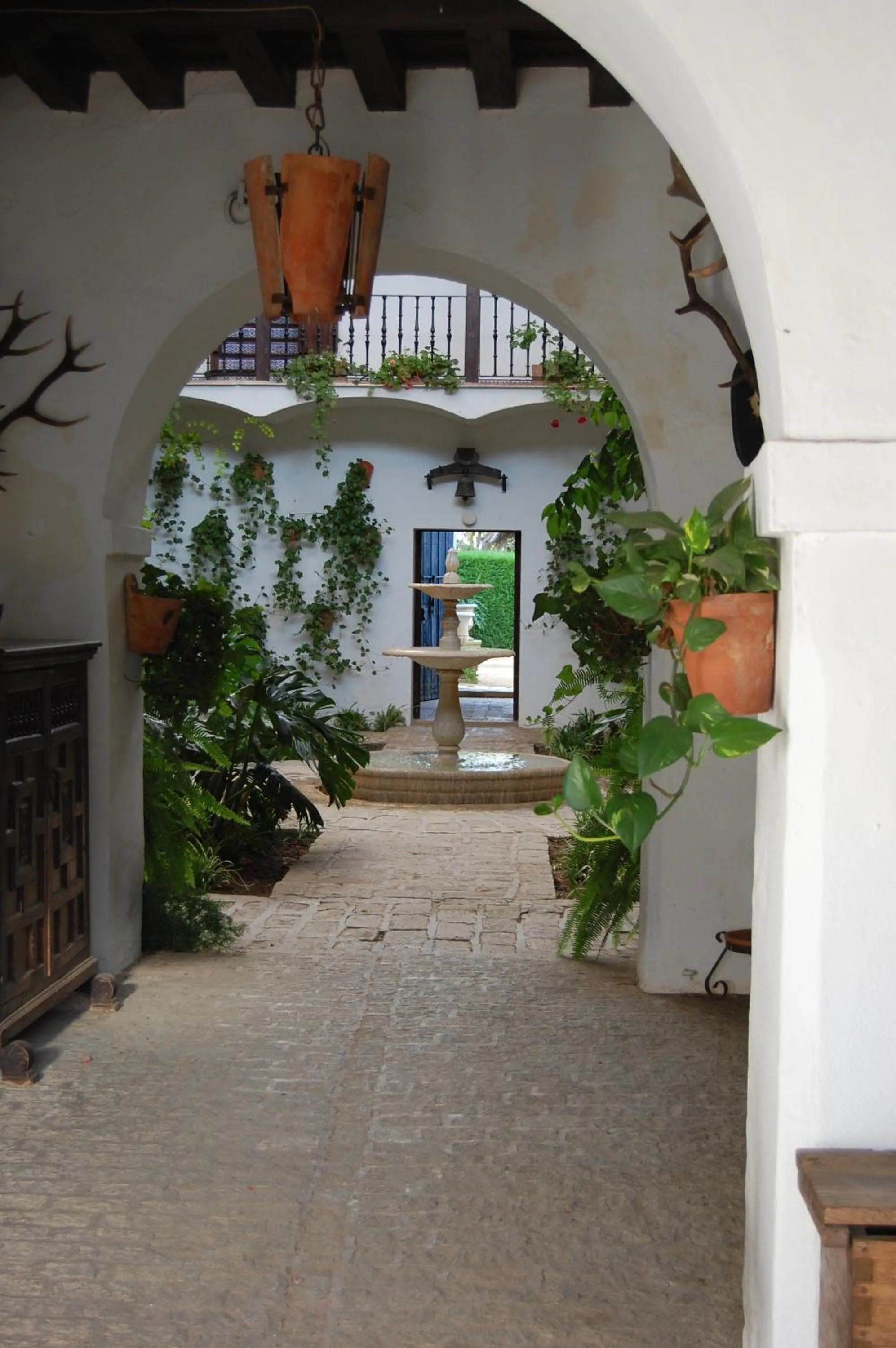 Patio in Hotel Cortijo El Esparragal