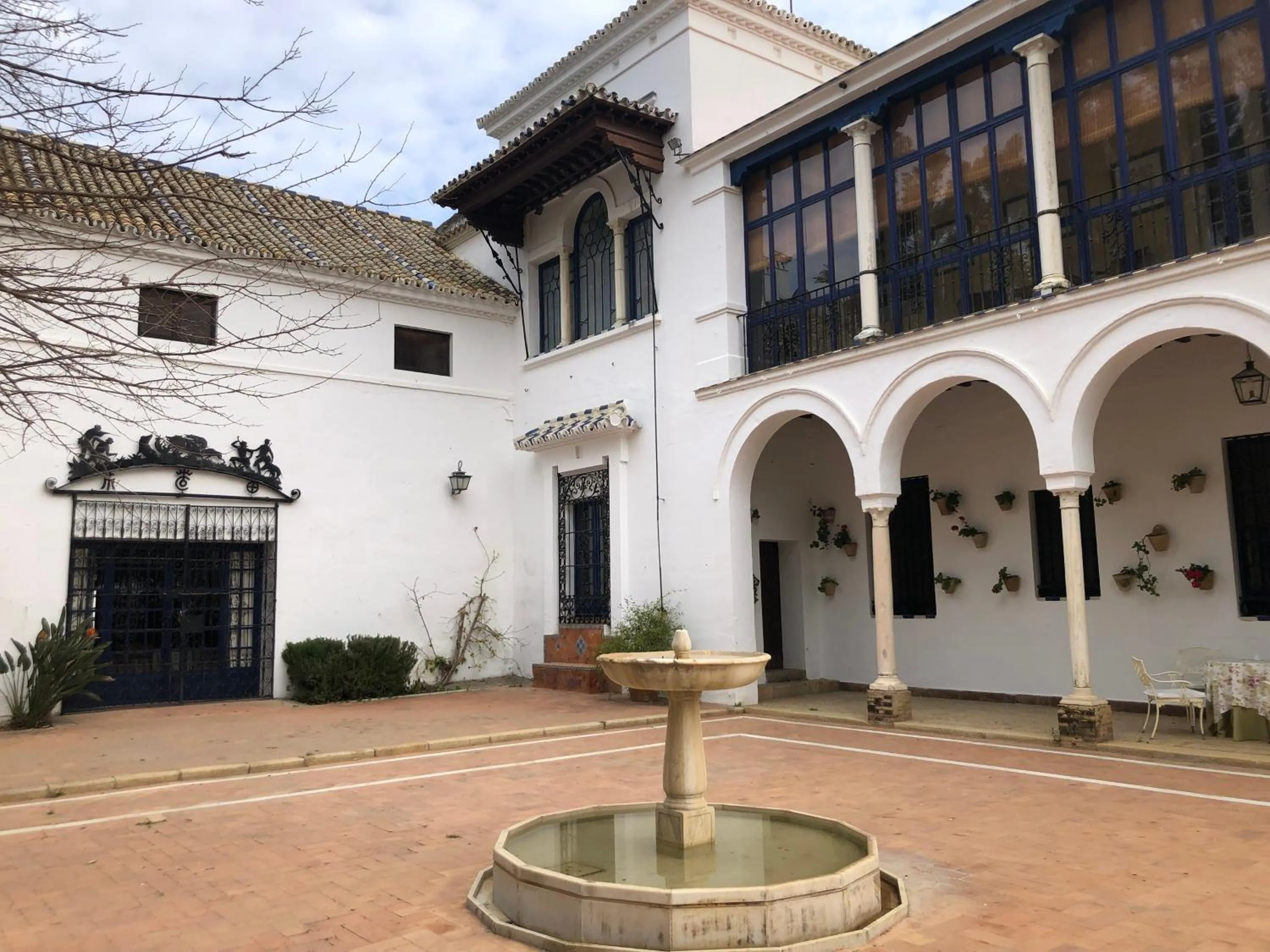 Patio in Hotel Cortijo El Esparragal
