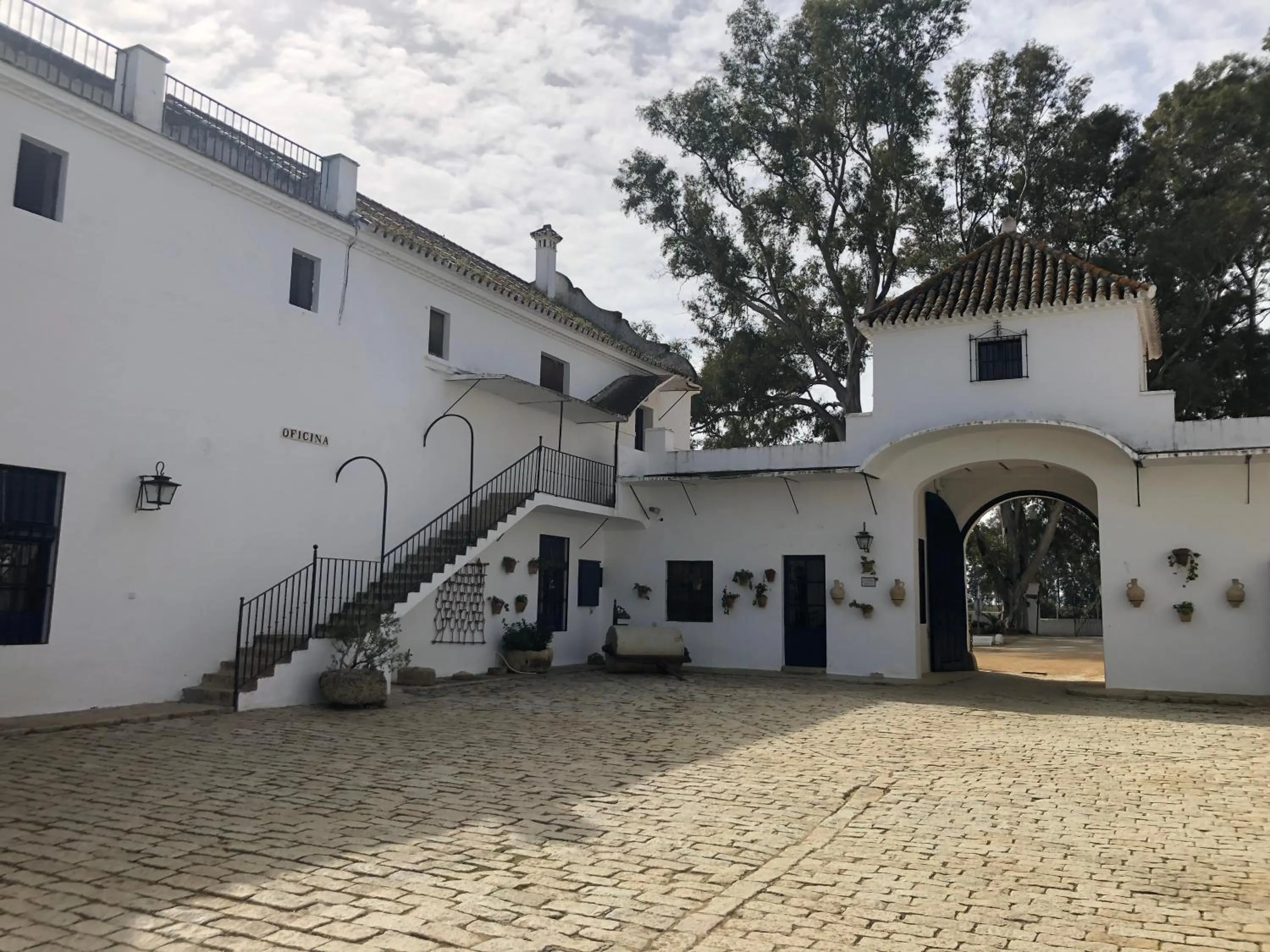 Patio in Hotel Cortijo El Esparragal