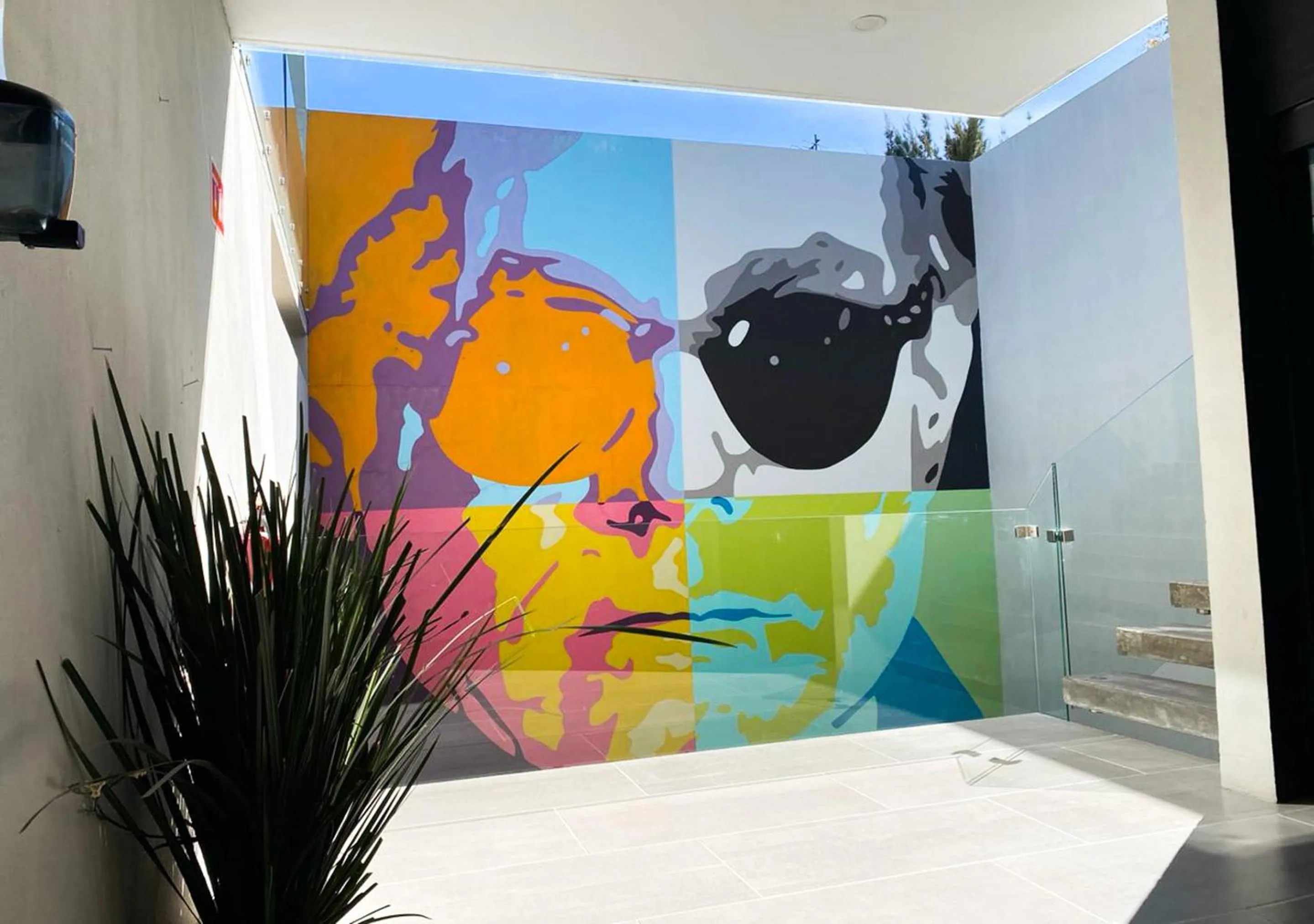 Patio, Bed in La Casona Que Encanta antes The Andy Hotel