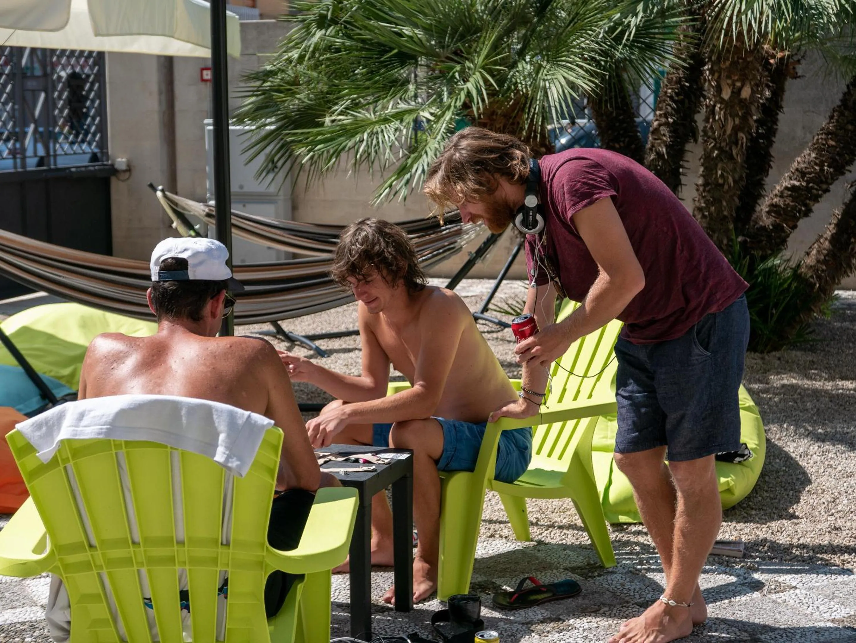 People in Lobby Collective Hostel - Lecce